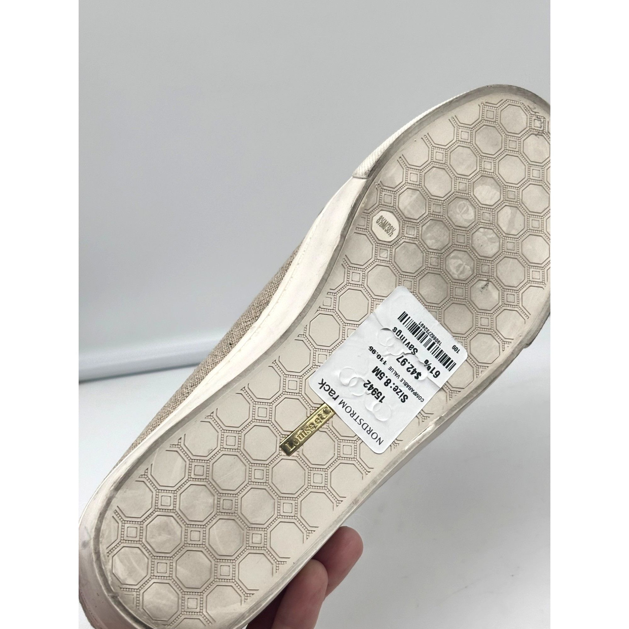 Other Louise et Cie Branlin floral embellished mule sneaker, Beige Size US 8.5 / IT 38.5 - 8 Thumbnail