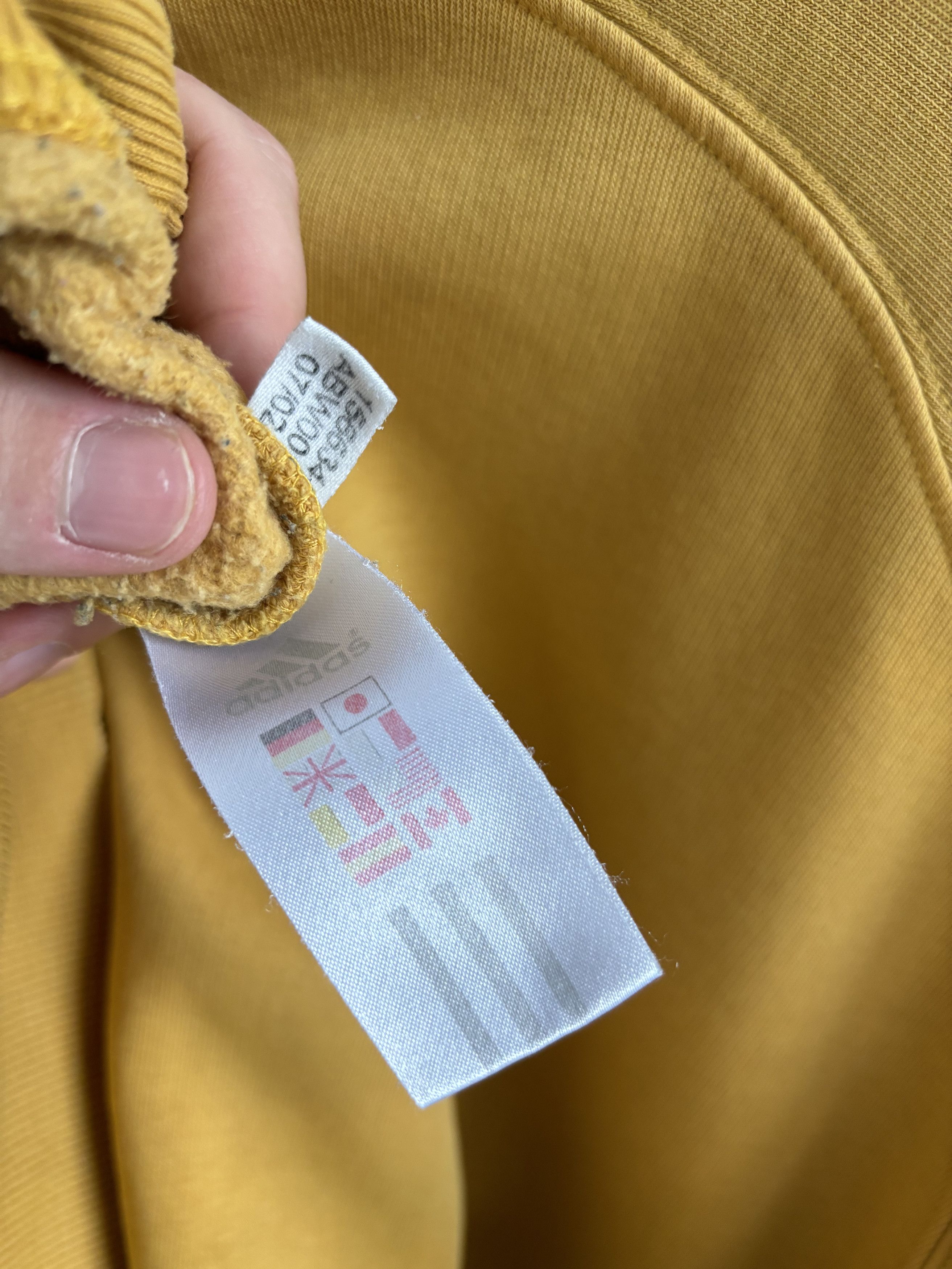 Adidas × Vintage Vintage 00s Adidas Spellout Mustard Insane Sweatshirt Size US L / EU 52-54 / 3 - 7 Thumbnail