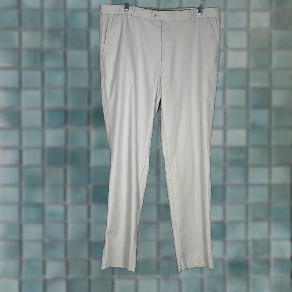 Peter Millar Peter Millar Durham High Drape Performance Pants MS16EB78 Size 40 Polyester Size US 40 / EU 56 - 1 Thumbnail