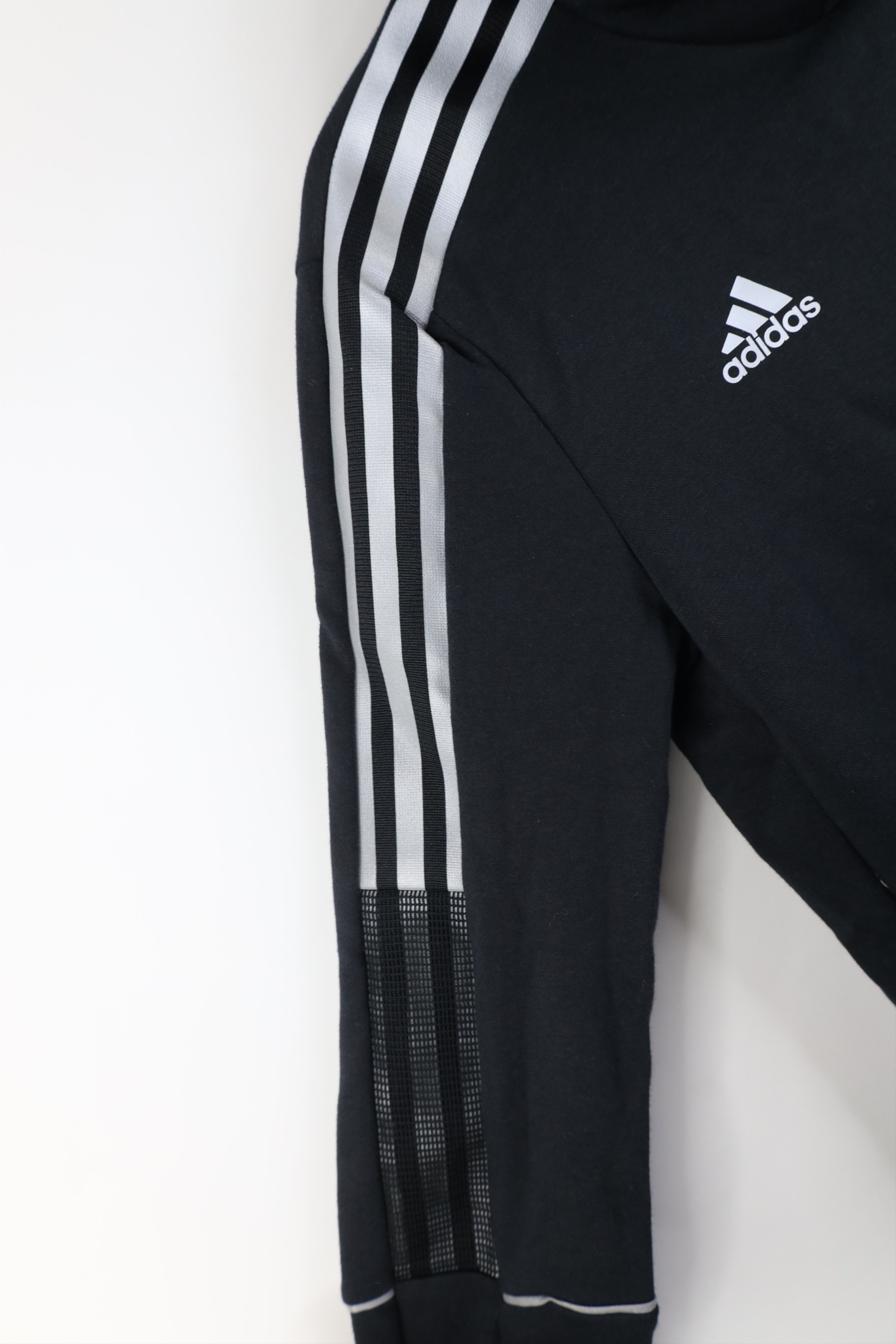 Adidas New Adidas Spell Reflective Striped Hoodie Sweatshirt Black Size S / US 4 / IT 40 - 8 Thumbnail