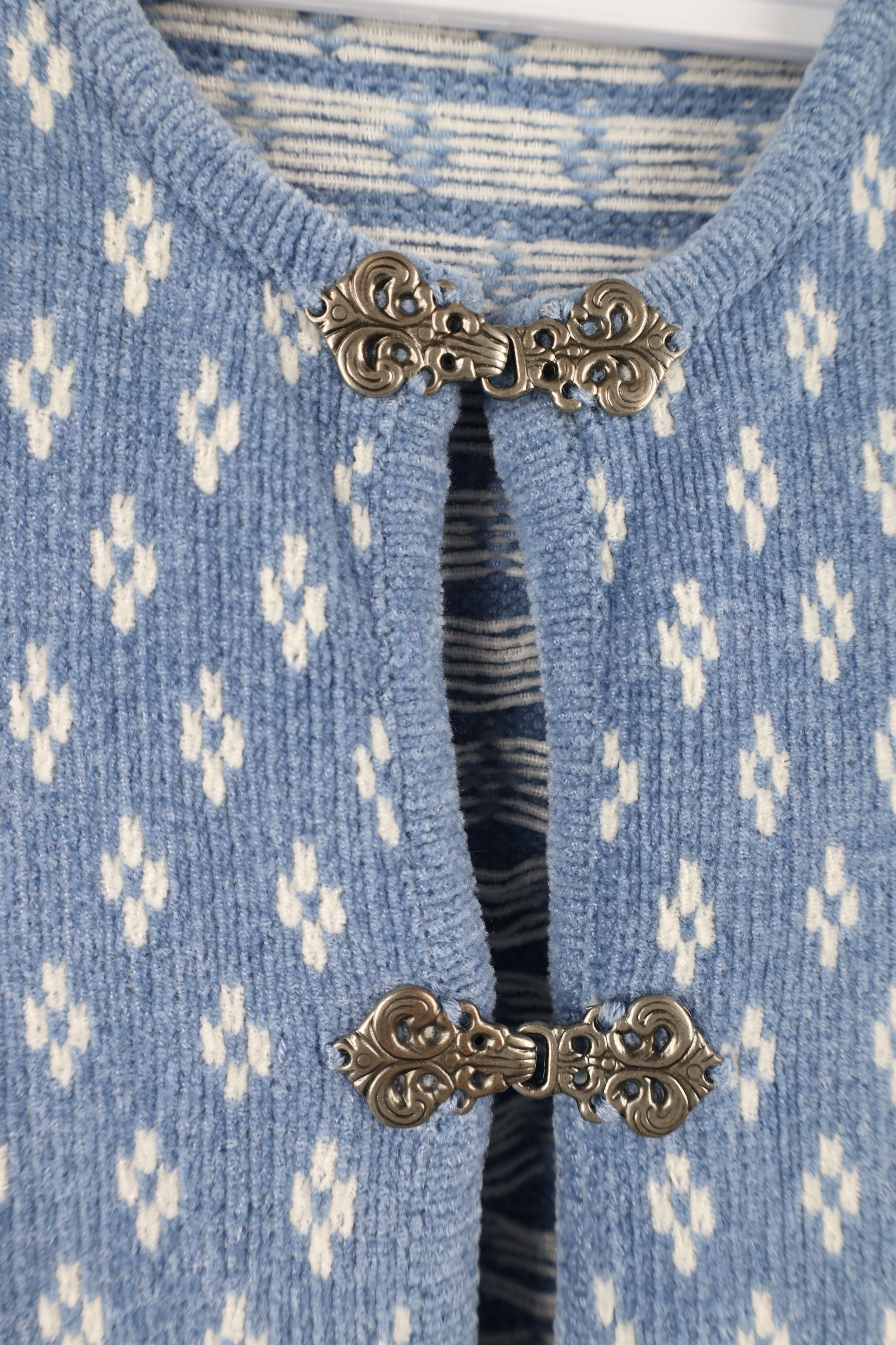 Vintage Vintage 90s Y2K Streetwear Clasp Fleece Cardigan Sweater Size XL / US 12-14 / IT 48-50 - 4 Thumbnail