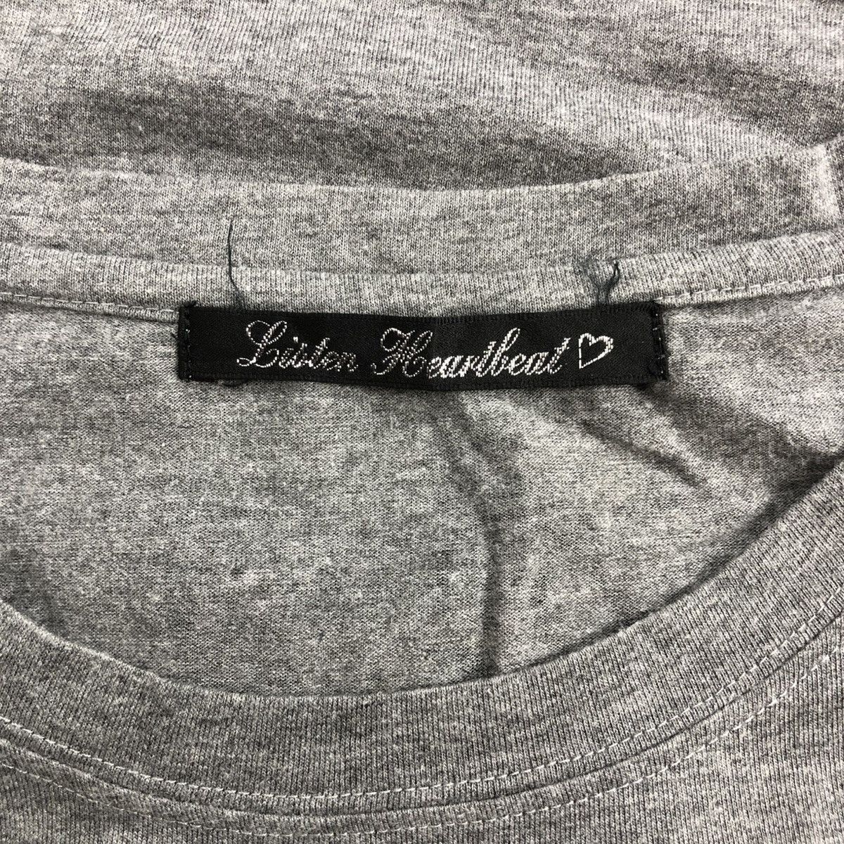 If Six Was Nine × Japanese Brand 2000s Listen Heartbeat Poem Skull Lgb Studded Long Sleeve Size US S / EU 44-46 / 1 - 9 Thumbnail