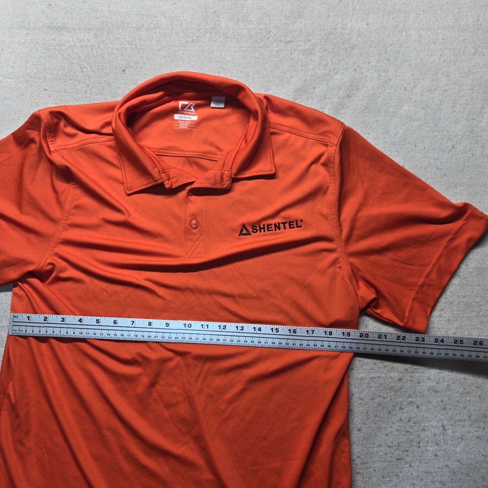 Cutter & Buck Cutter Buck Polo Shirt Solid Orange Golf Dry Tec Adult Men's L Orange Polo Shirt Golf Size US L / EU 52-54 / 3 - 4 Thumbnail