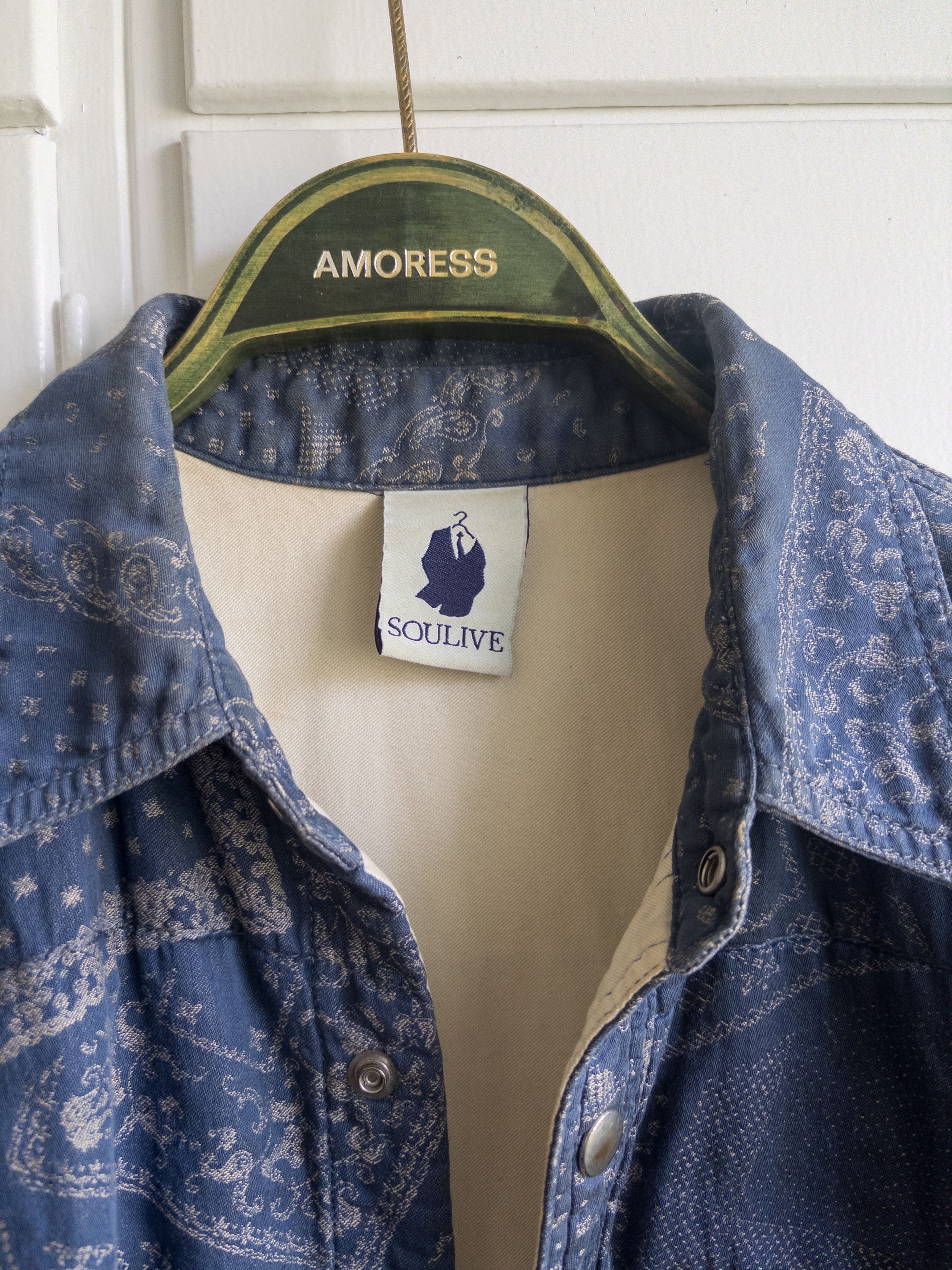 Japanese Brand Soulive bandana patchwork jacket - NO. BLX-0902 Size US M / EU 48-50 / 2 - 3 Thumbnail