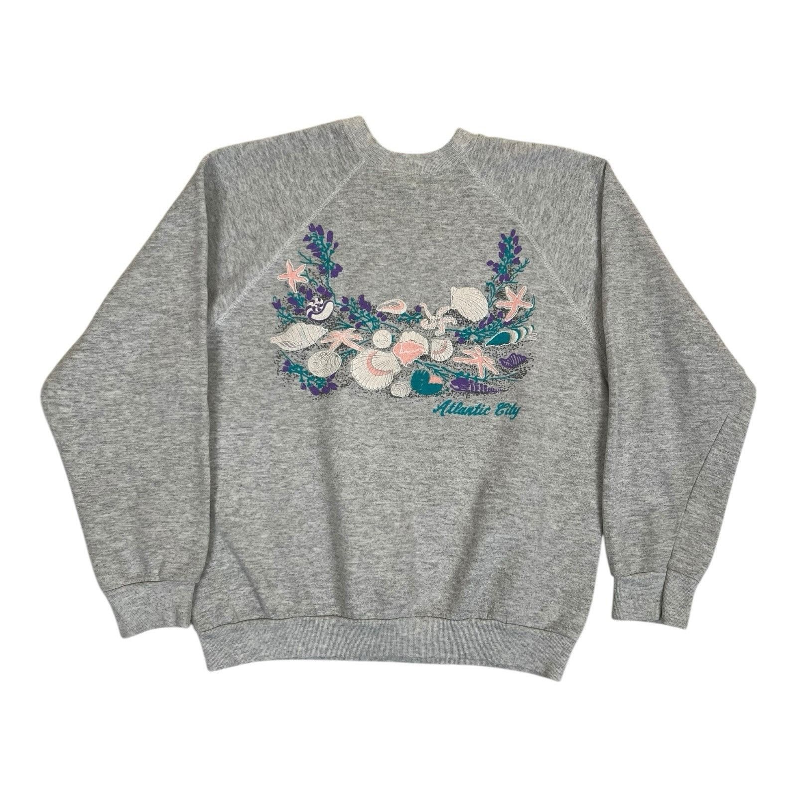 Tultex Vintage Atlantic City Raglan Sweatshirt Women’s Size Large M Size L / US 10 / IT 46 - 1 Thumbnail
