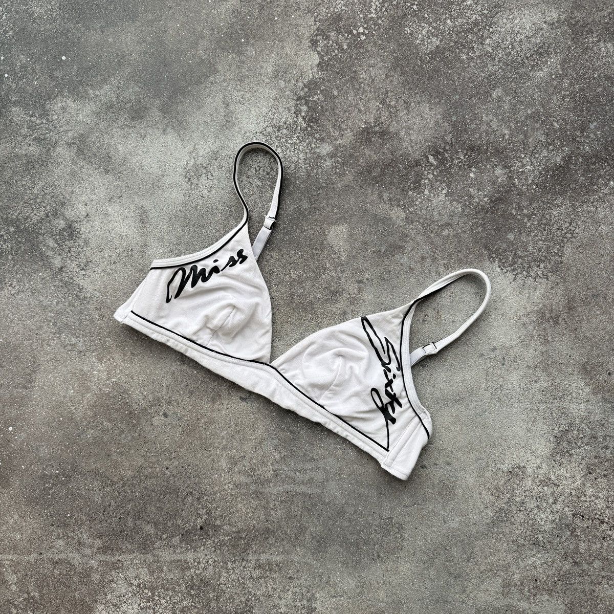 Miss Sixty Miss Sixty Vintage Y2K Bralette / Minimal Sexy Crop Bra Top Size ONE SIZE - 4 Thumbnail