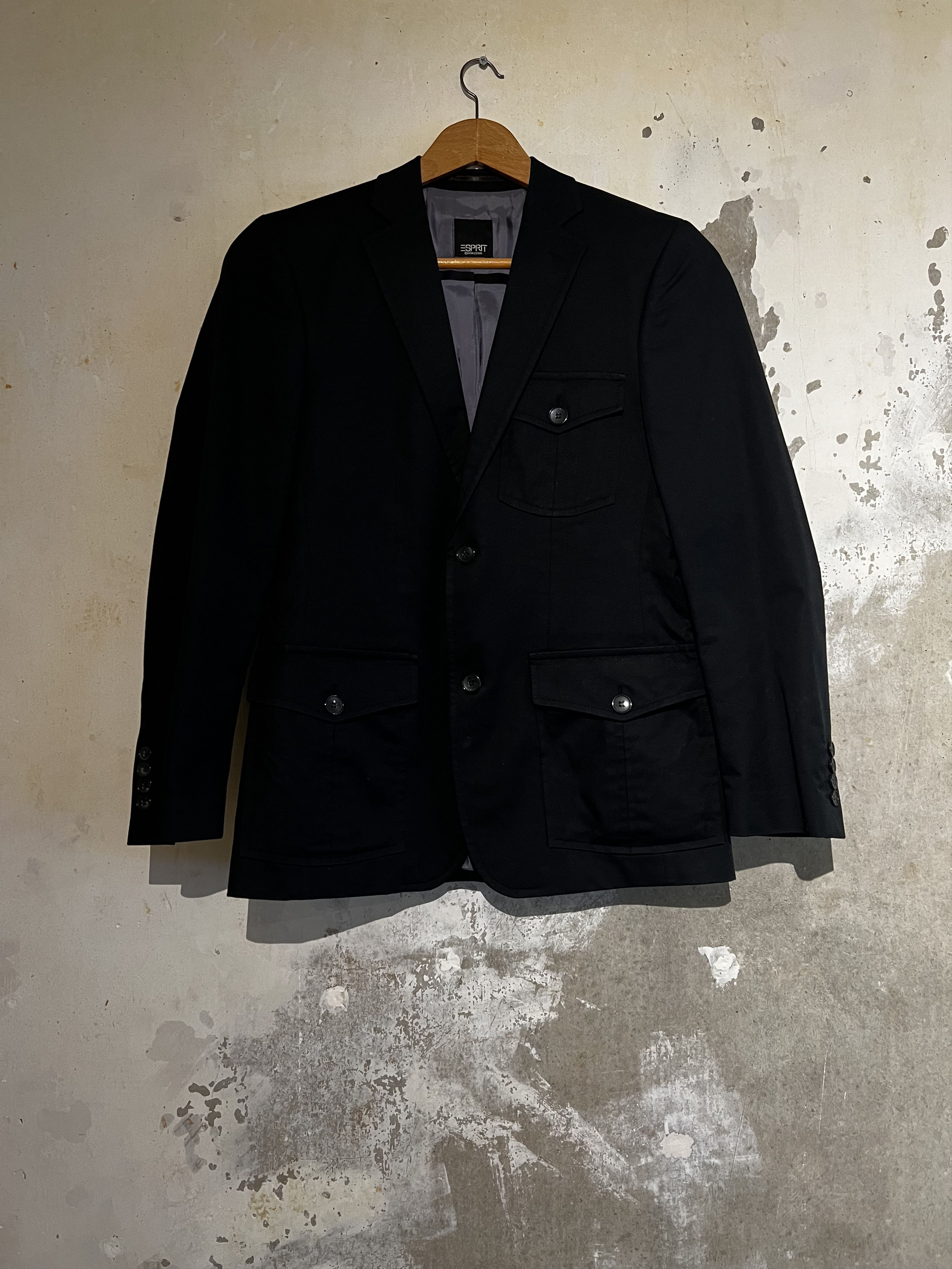 Esprit Esprit Blazer Jacket black Size 48S - 1 Thumbnail