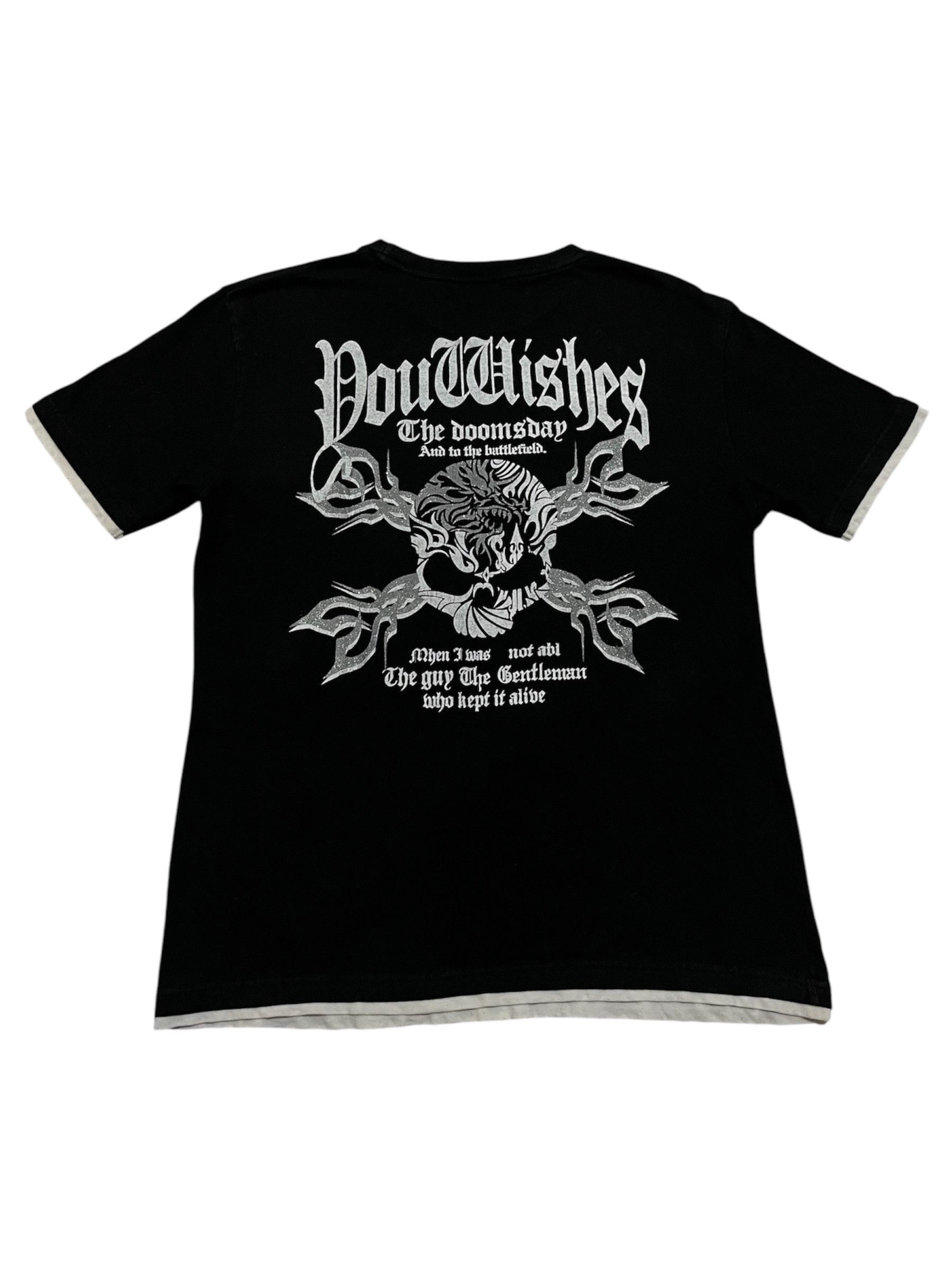 Le Grande Bleu (L.G.B.) Beaumere Japanese Brand Poem Skull T-Shirt Size US M / EU 48-50 / 2 - 6 Thumbnail