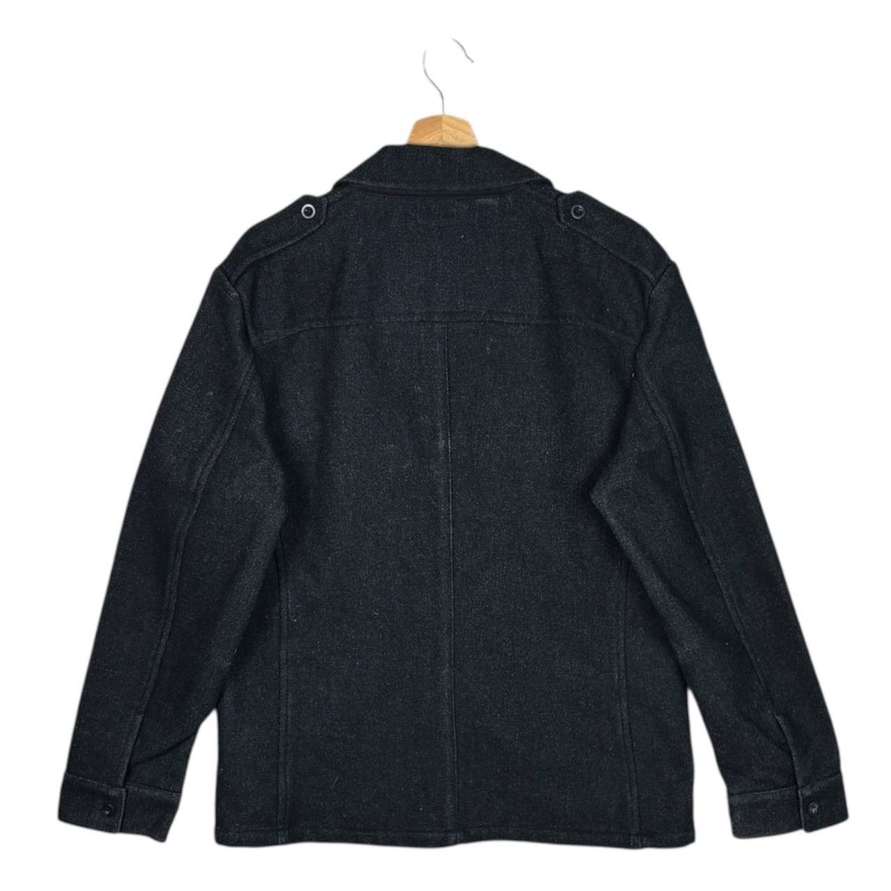Tommy Hilfiger Tommy Hilfiger Black Wool Double Pocket Jacket Size US M / EU 48-50 / 2 - 2 Thumbnail