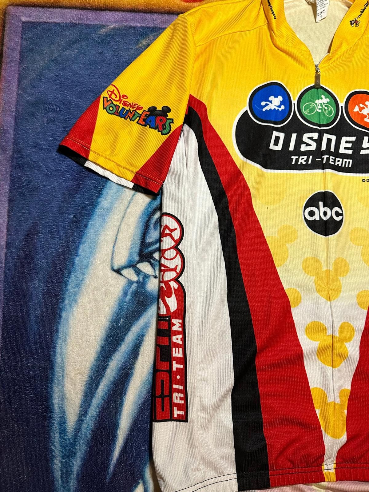 Disney Disney Tri-Team Mens Cycling Jersey Size US M / EU 48-50 / 2 - 2 Thumbnail