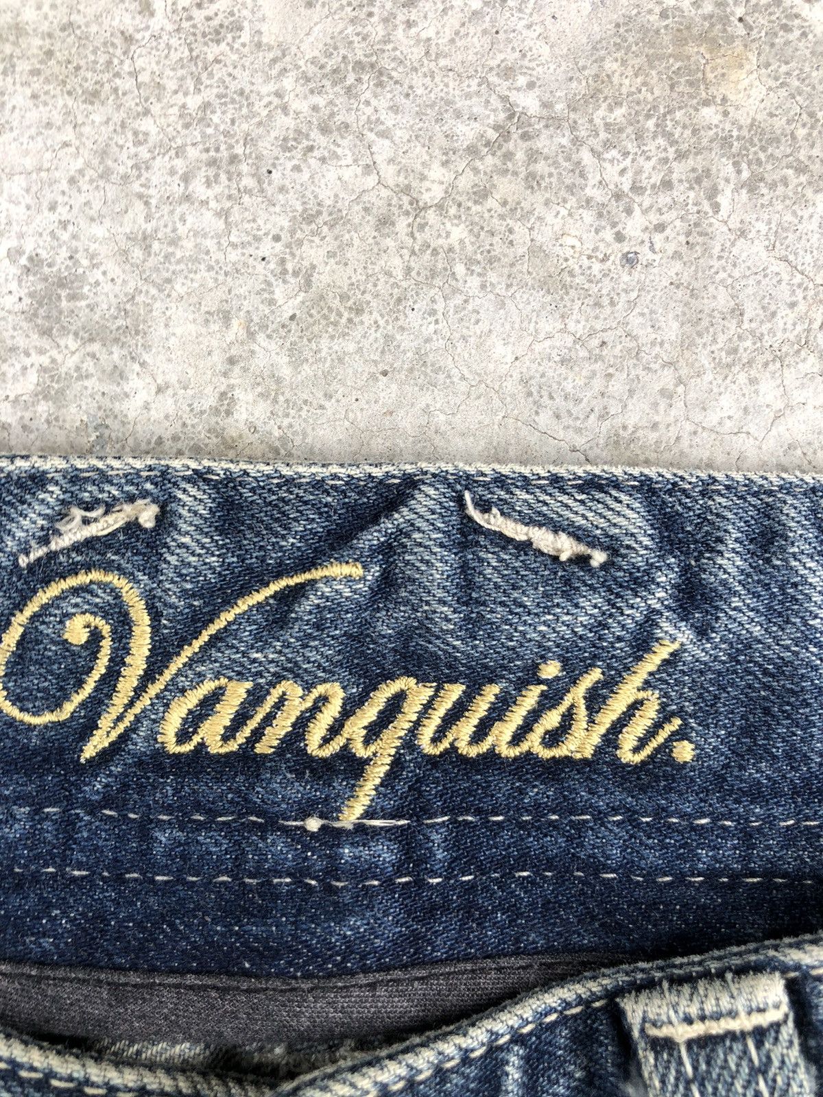 Vanquish Japanese Vanquish Distressed Jeans Slim Fit Size US 30 / EU 46 - 18 Thumbnail