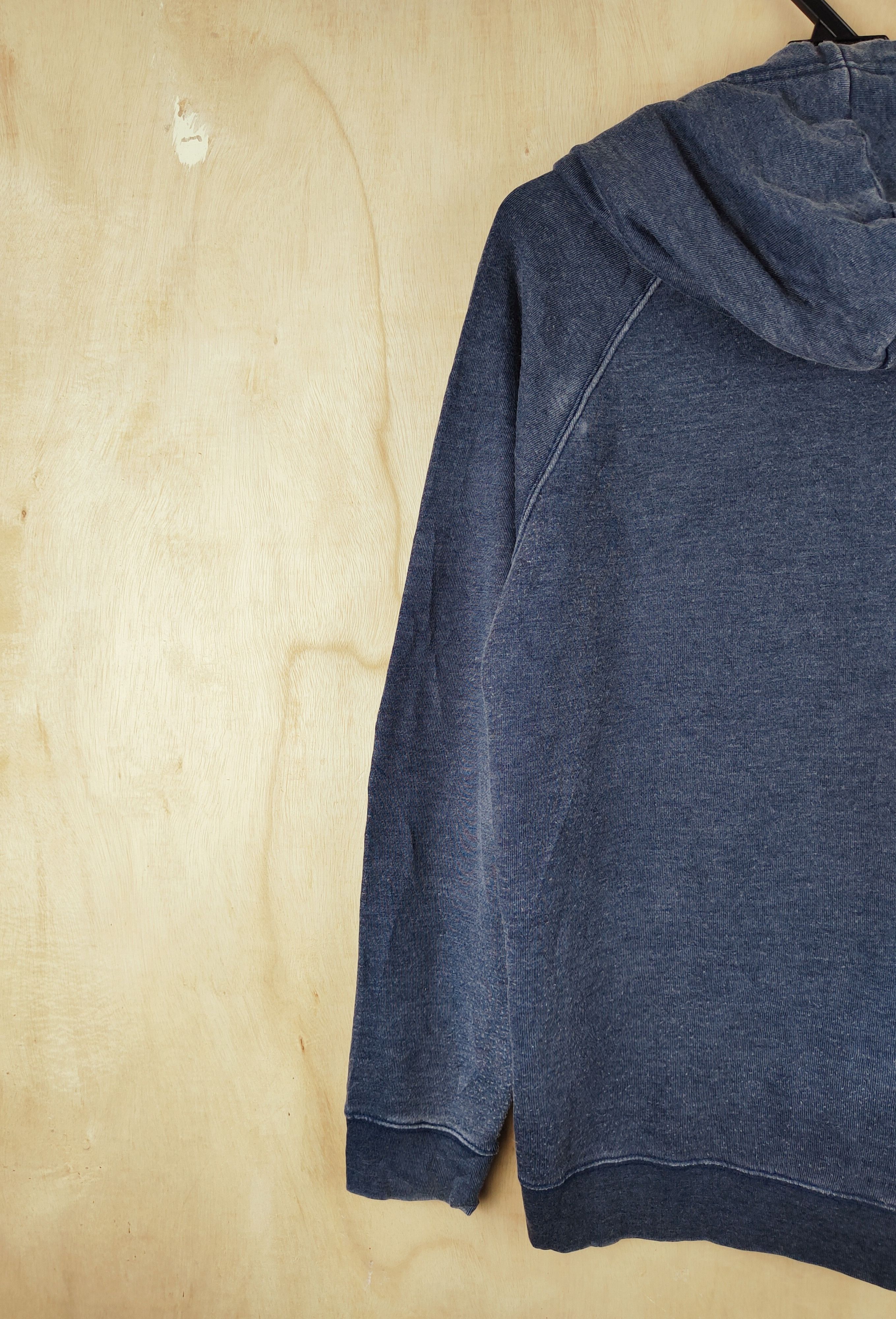 Japanese Brand × Vintage Vintage Beams Dark Blue Faded Hoodie Sweaters Size US L / EU 52-54 / 3 - 8 Thumbnail