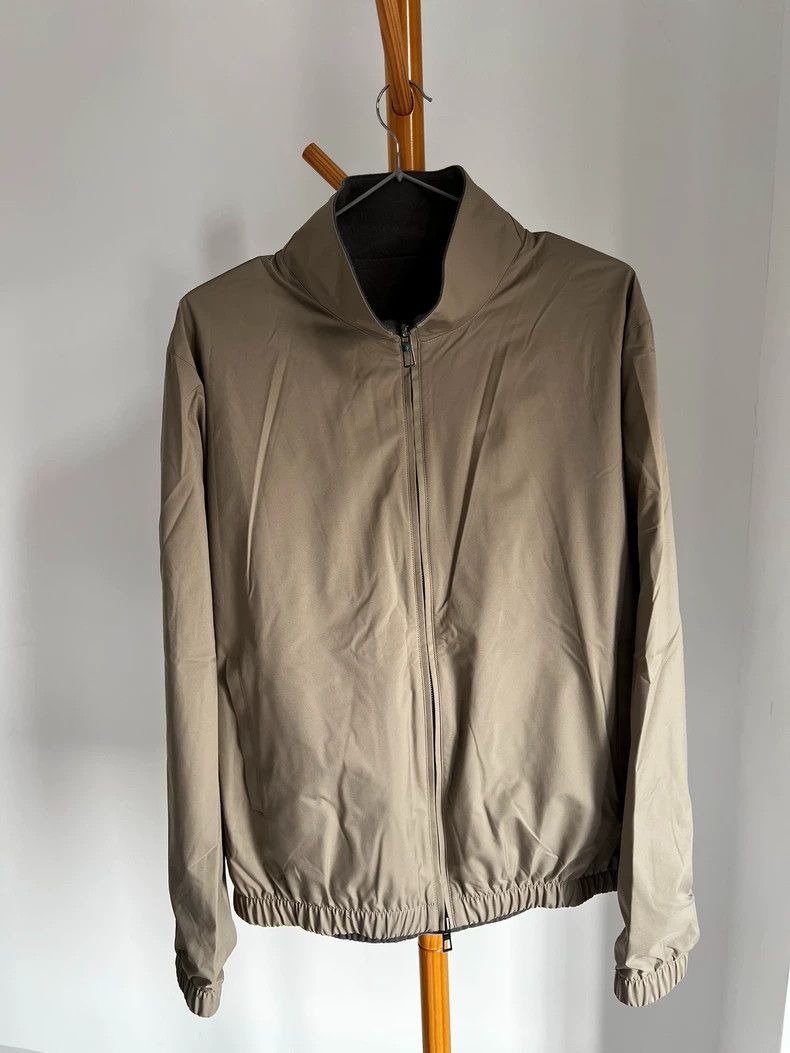 Loro Piana Gray Winmate Bomber Jacket