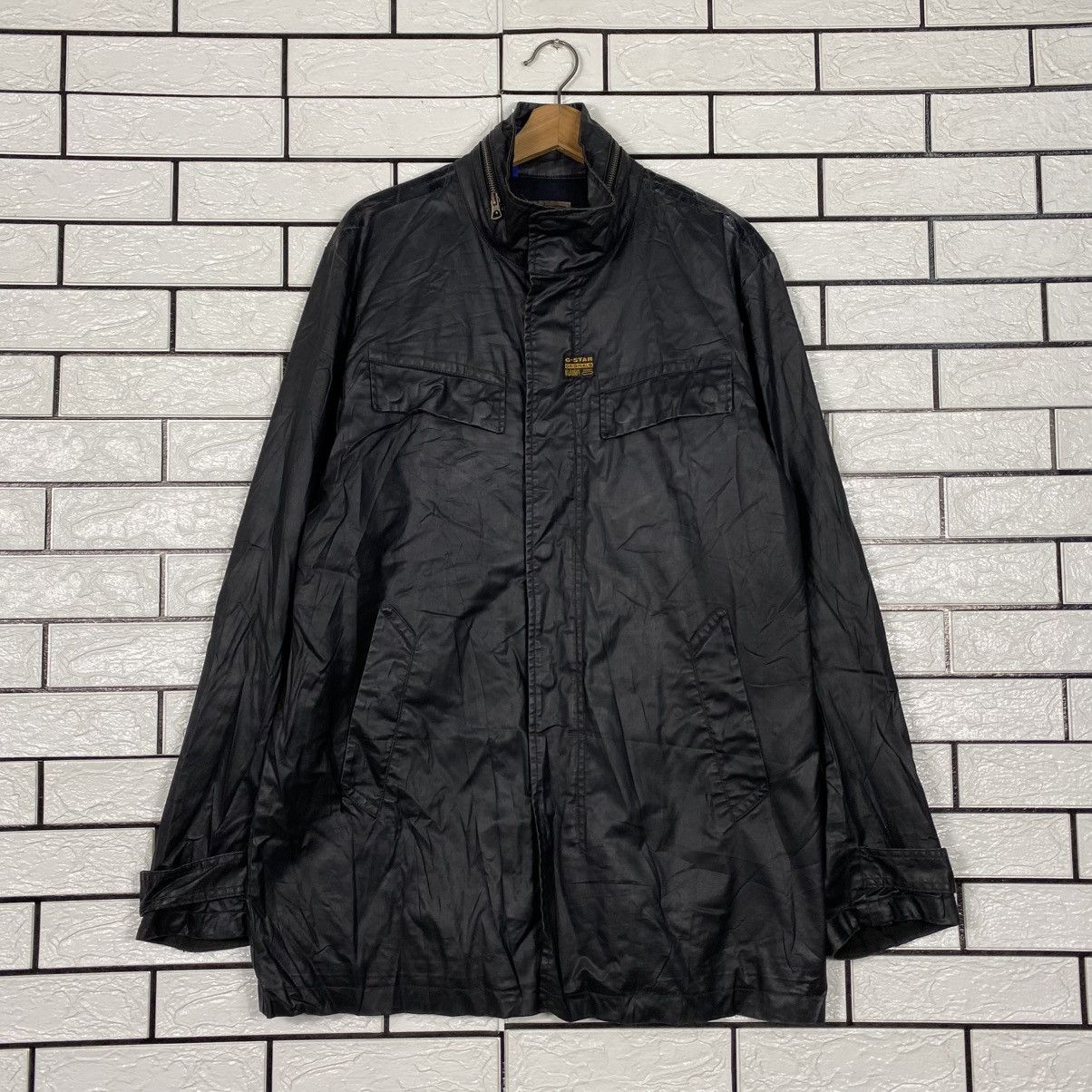 Japanese Brand Biker Punk Jacket Soft Leather G Star Raw Parachute Size US XL / EU 56 / 4 - 2 Thumbnail