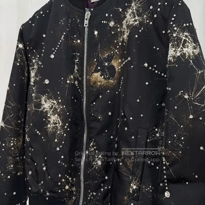 Givenchy Givenchy Women’s Black Graphic Bomber Jacket . Size S / US 4 / IT 40 - 5 Thumbnail