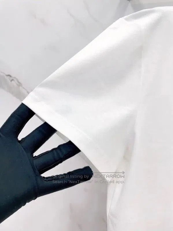 Chanel Chanel White Cotton Embroidered Short Sleeve Top . Size L / US 10 / IT 46 - 5 Thumbnail