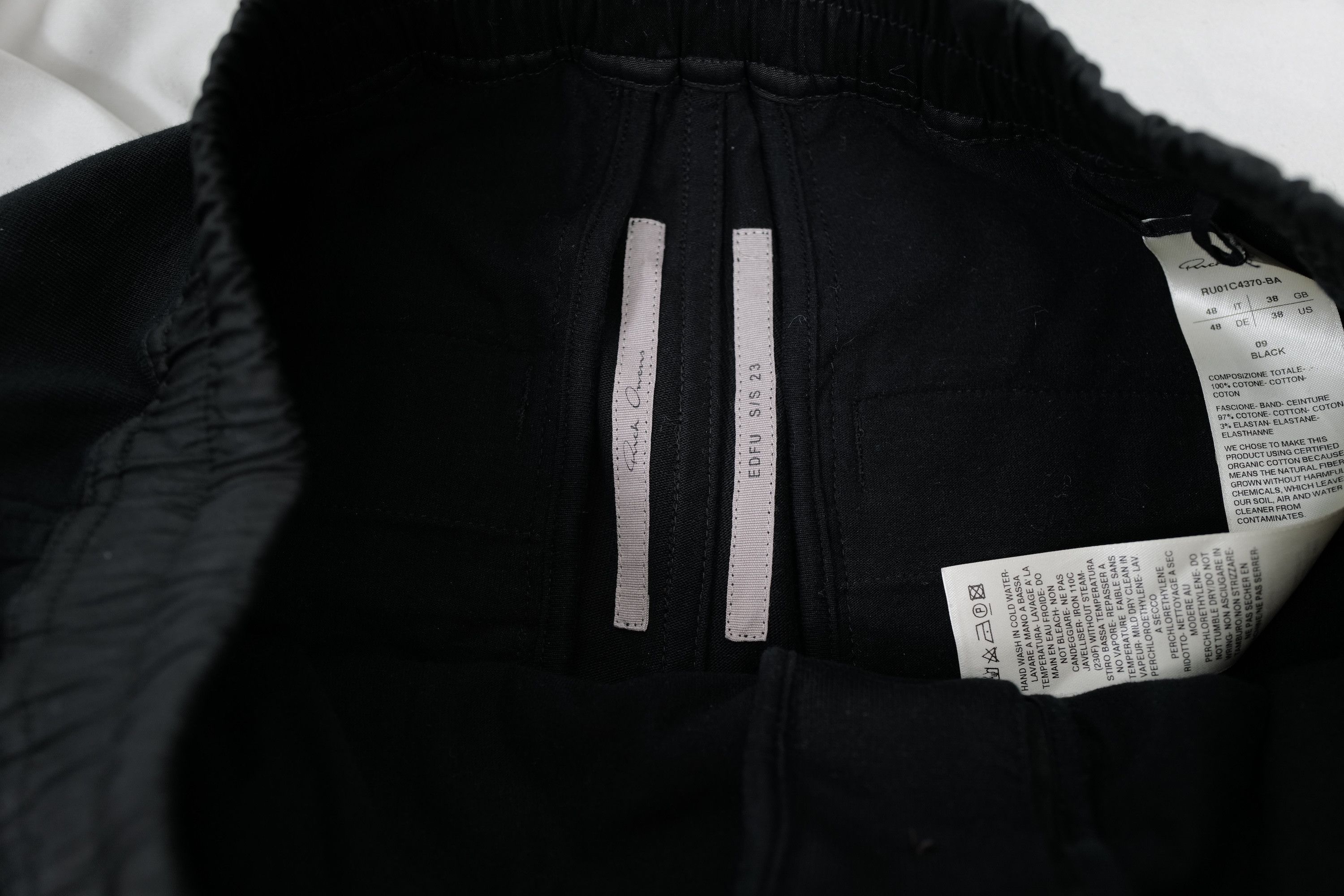 Rick Owens Rick Owens EDFU S/S 23 sweatpants Size US 32 / EU 48 - 16 Thumbnail