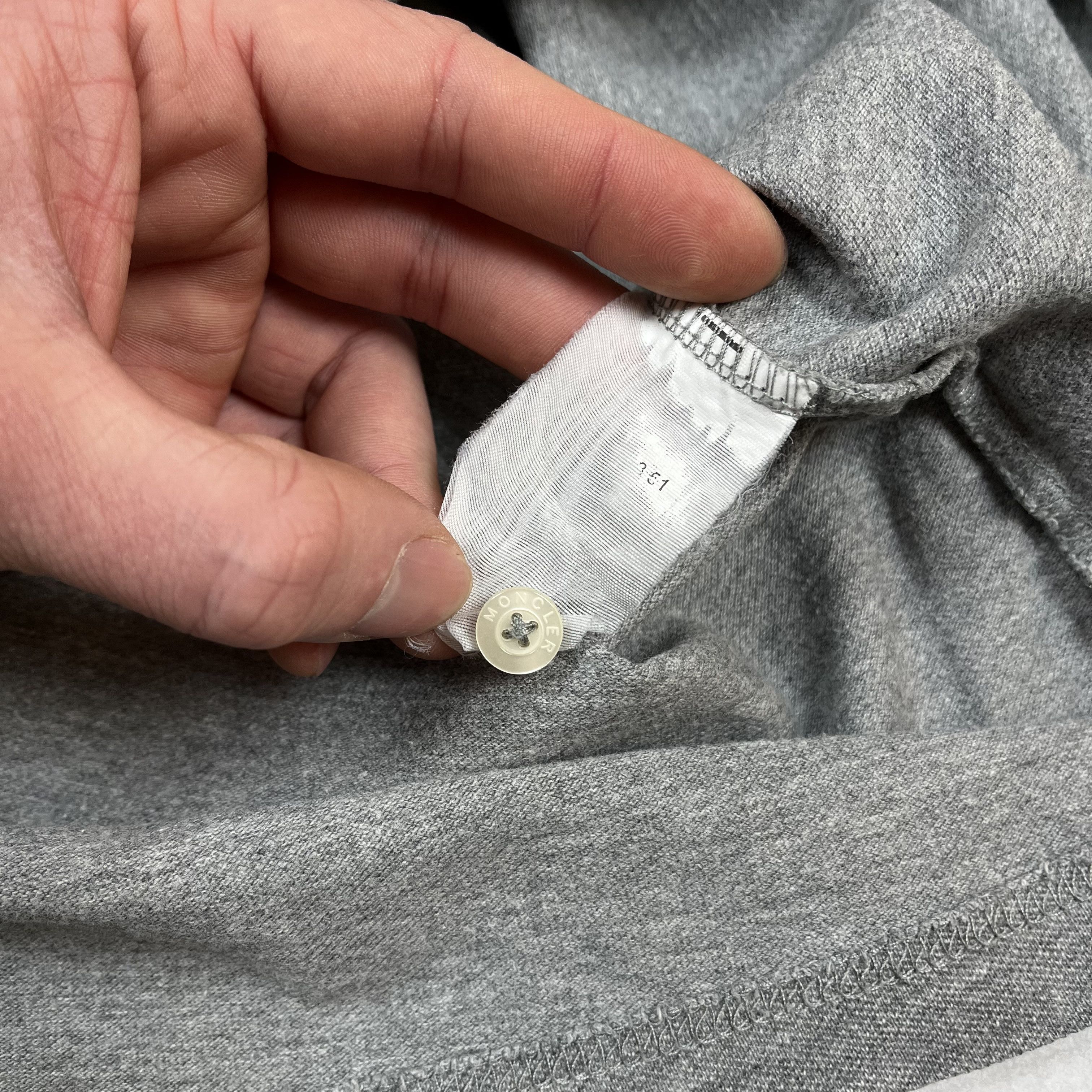 Moncler Long Sleeve Polo Shirt