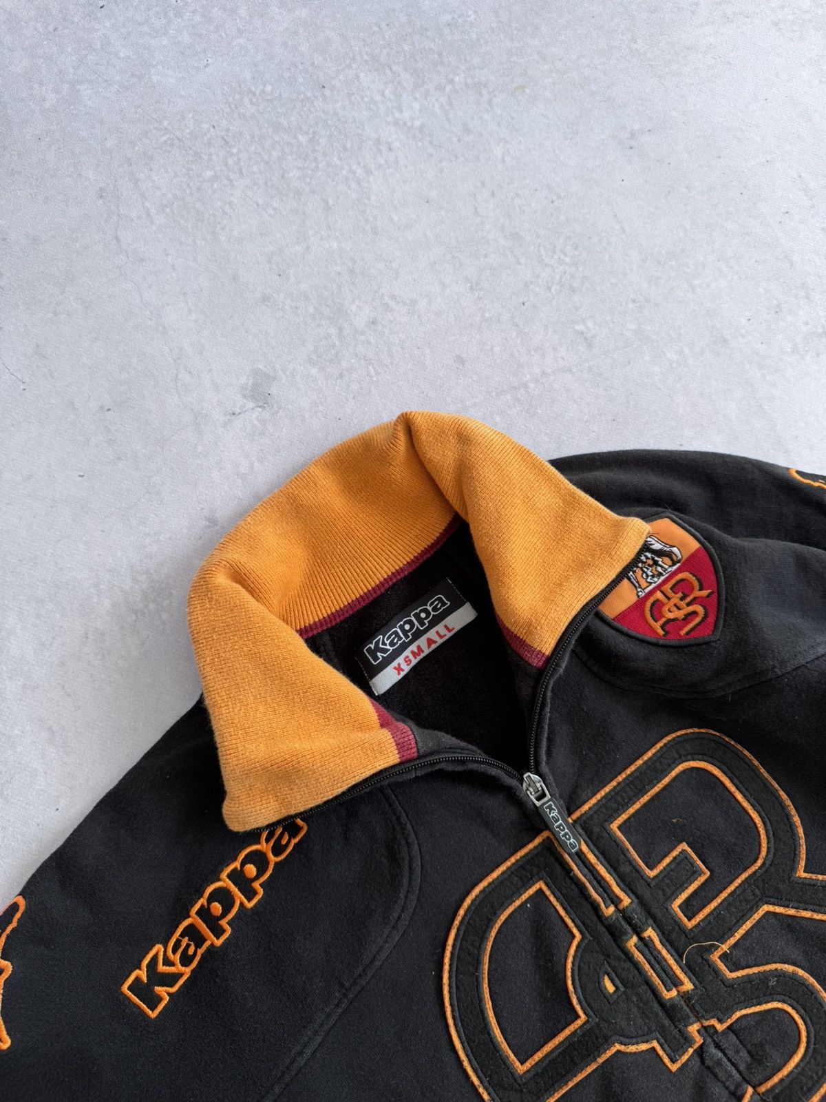 Kappa Vintage Kappa AC Roma Football Size S Soccer Track Jacket Size US XS / EU 42 / 0 - 4 Thumbnail