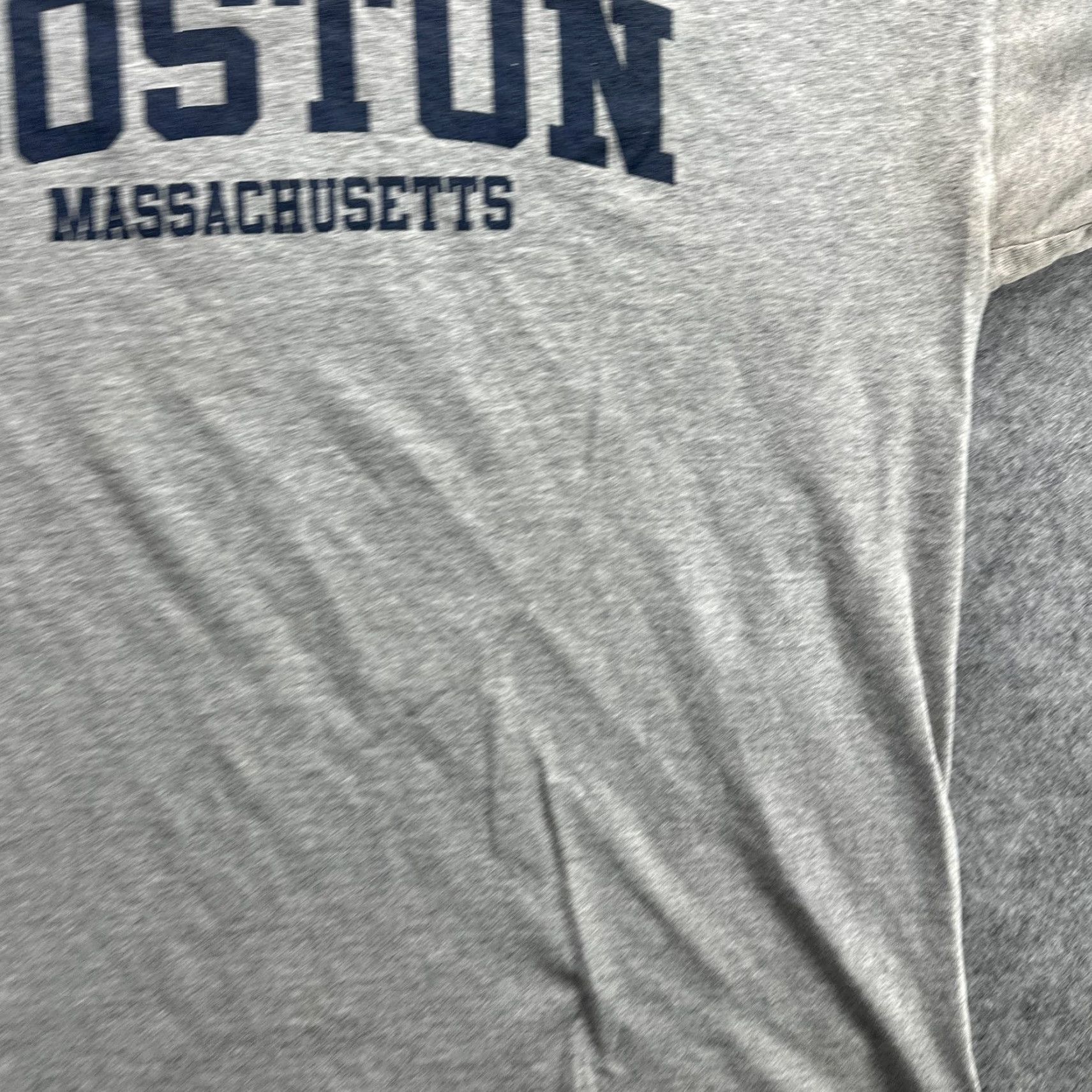 Vintage VINTAGE Boston Massachusetts Shirt Mens Large Gray Heather Graphic Tee Delta Pro Weight Size US L / EU 52-54 / 3 - 6 Thumbnail