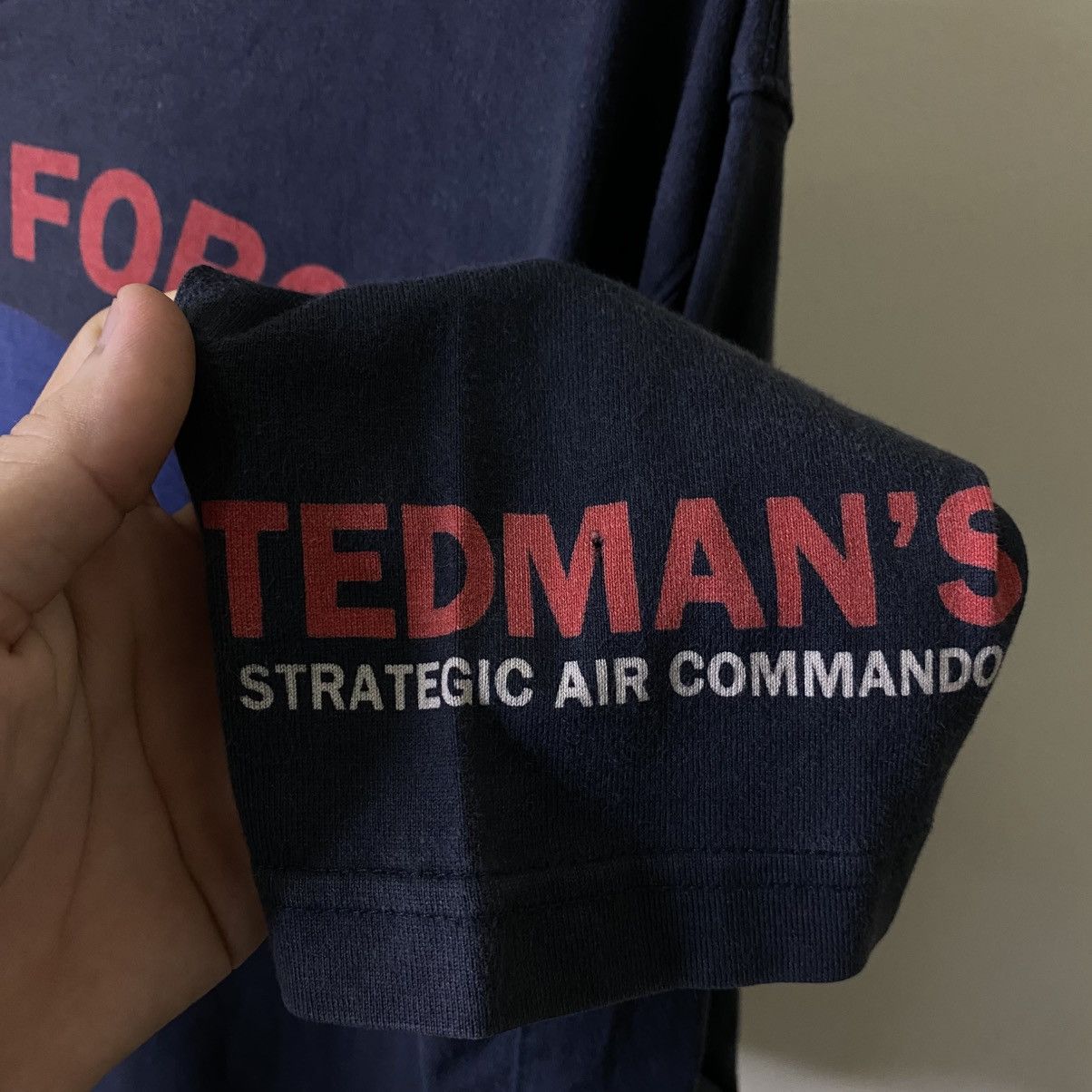 Tedman Tedman Company US Air Force Red Devils Fighting Squadron LS Size US XL / EU 56 / 4 - 4 Thumbnail
