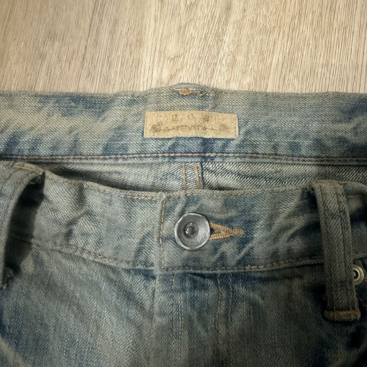 Japanese Brand GOA mudwash flare denim Size US 31 - 3 Thumbnail
