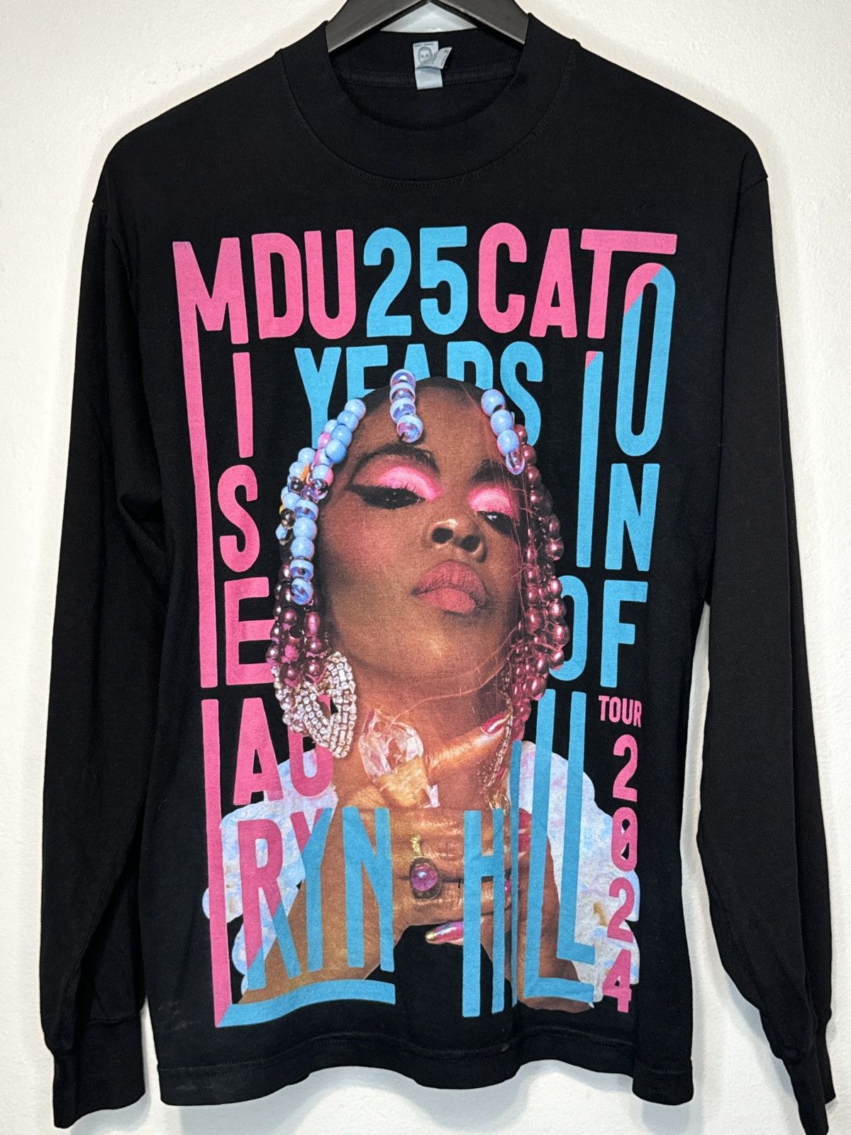 Band Tees × Rap Tees The Miseducation Of Lauryn Hill 25 Years 2024 Tour LS Tee Size US S / EU 44-46 / 1 - 1 Thumbnail