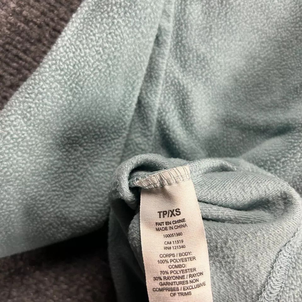 Garage Garage 1/4 Zip Pullover Womens XS Fleece Crop Sweatshirt Size XS / US 0-2 / IT 36-38 - 7 Thumbnail