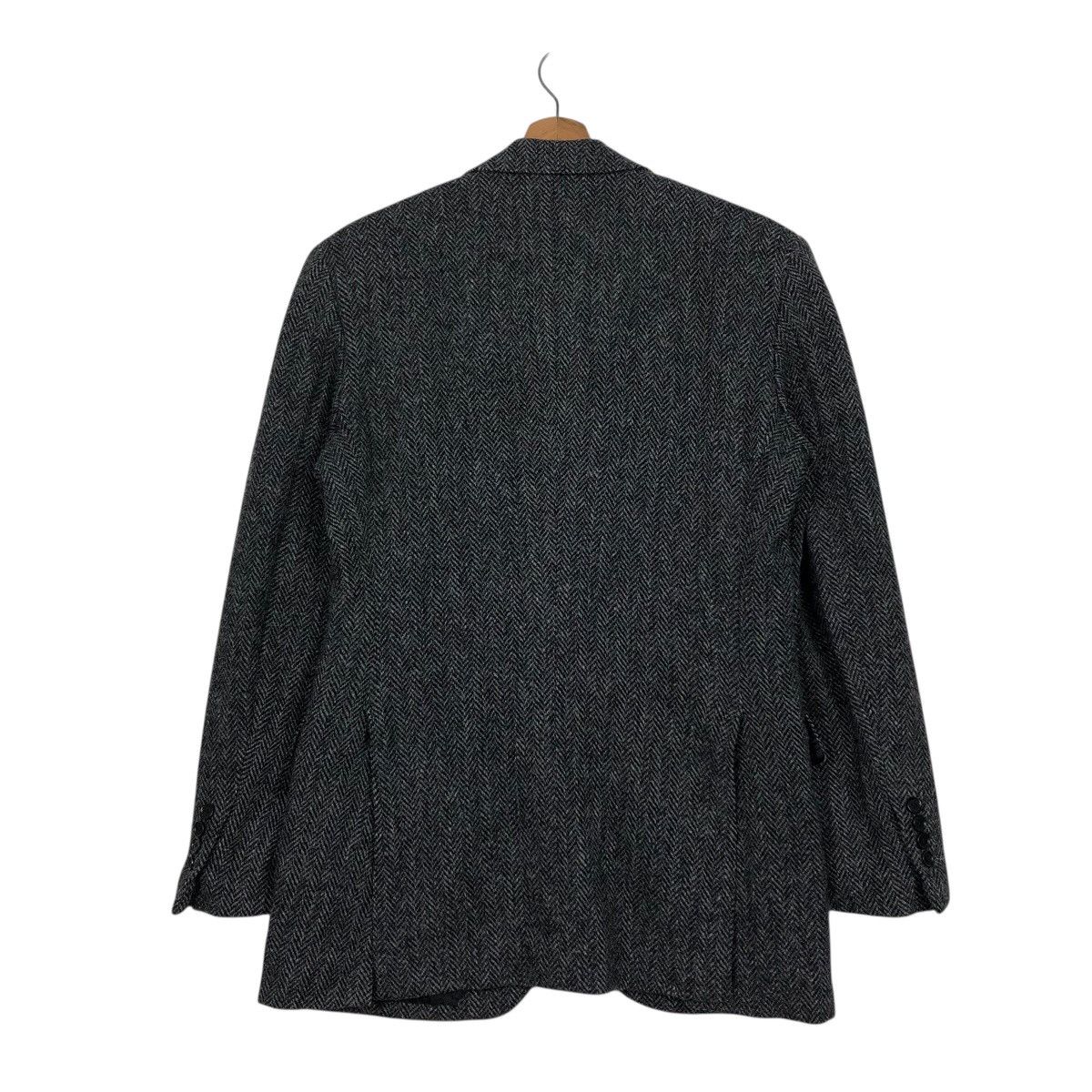 Harris Tweed 📌Vintage Wool Jacket Harris Tweed Double Breast Herringbone Size US M / EU 48-50 / 2 - 9 Thumbnail