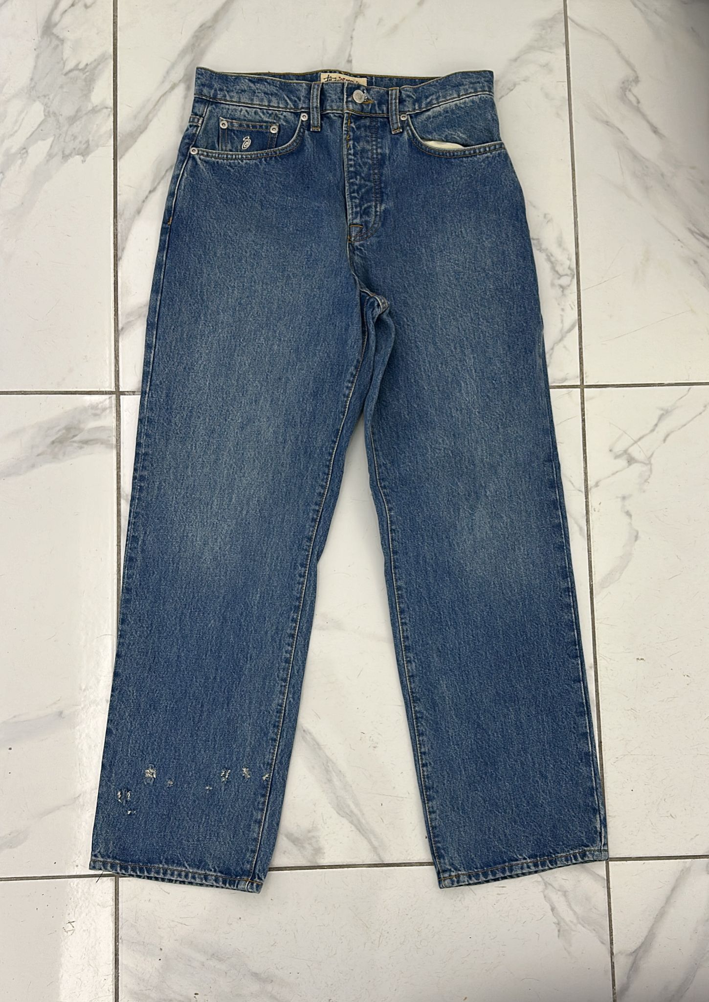 Stussy Stussy Denim Classic Jeans 30 “Washed Blue” | Grailed