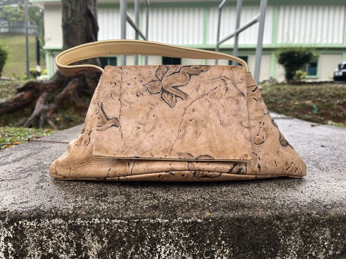 Japanese Brand × Vintage Vintage Leather Bag Angels Love Size ONE SIZE - 3 Thumbnail