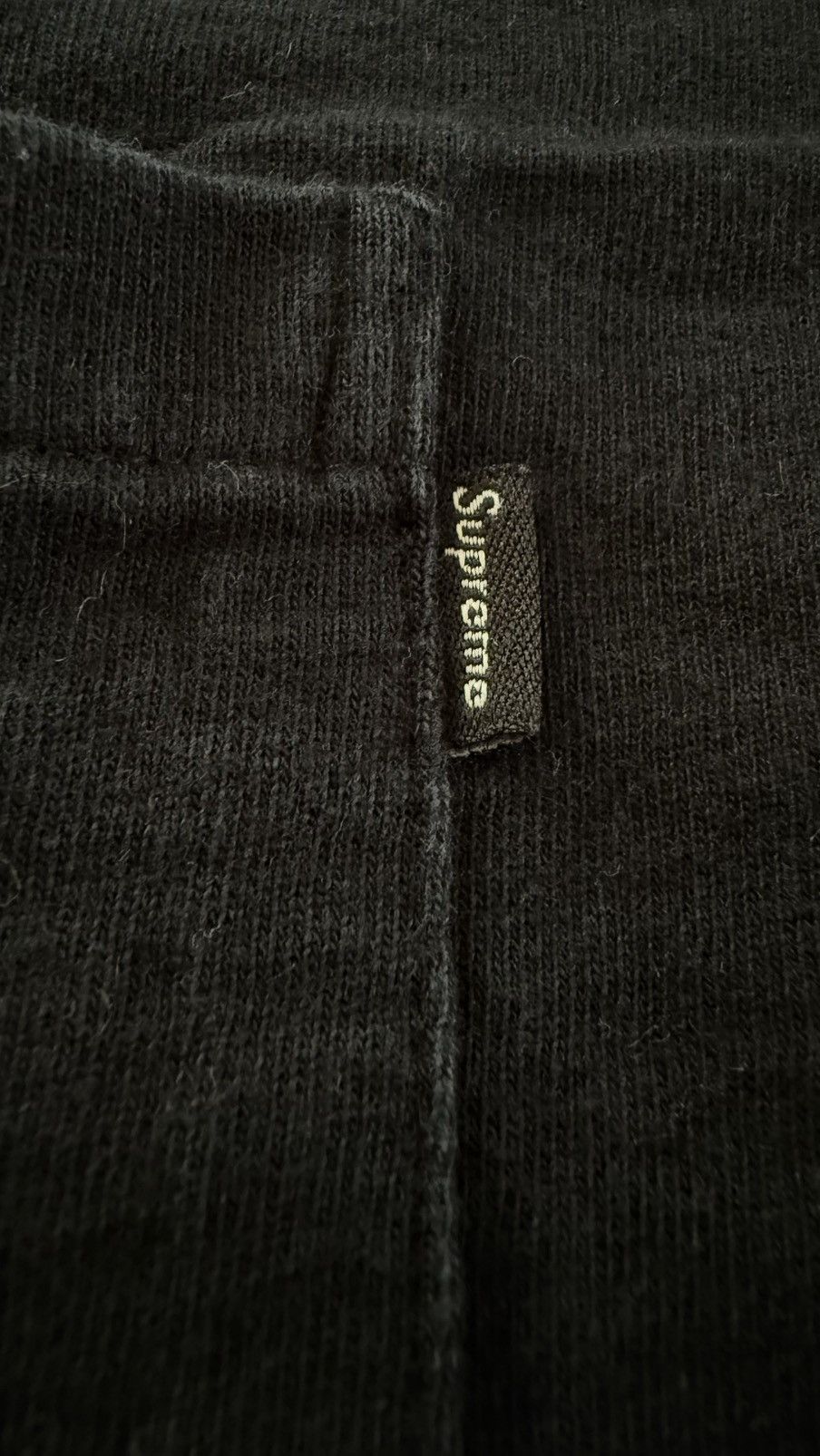 Supreme Supreme Heavyweight Pocket Tee Medium Black Size US M / EU 48-50 / 2 - 2 Thumbnail