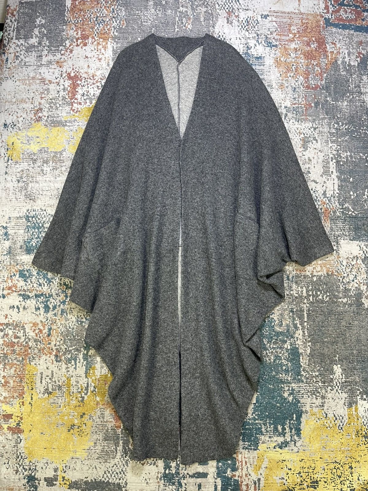 Limi Feu Limi Feu Open Front Wool Poncho Cape Cardigan Size S / US 4 / IT 40 - 5 Thumbnail