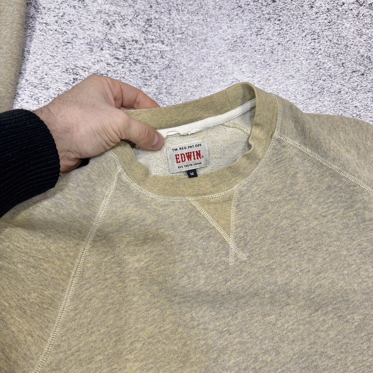 Edwin Edwin Crew Neck Cotton Sweatshirt M size Size US M / EU 48-50 / 2 - 8 Thumbnail