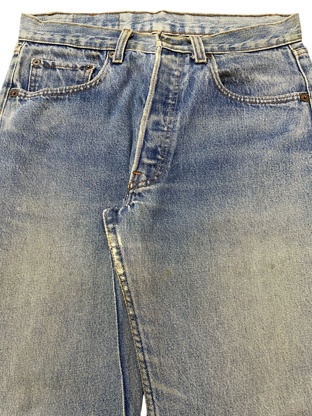 Levi's Vintage 80s Levis 501 Mud Wash Distress Style Jeans Size US 30 / EU 46 - 4 Thumbnail