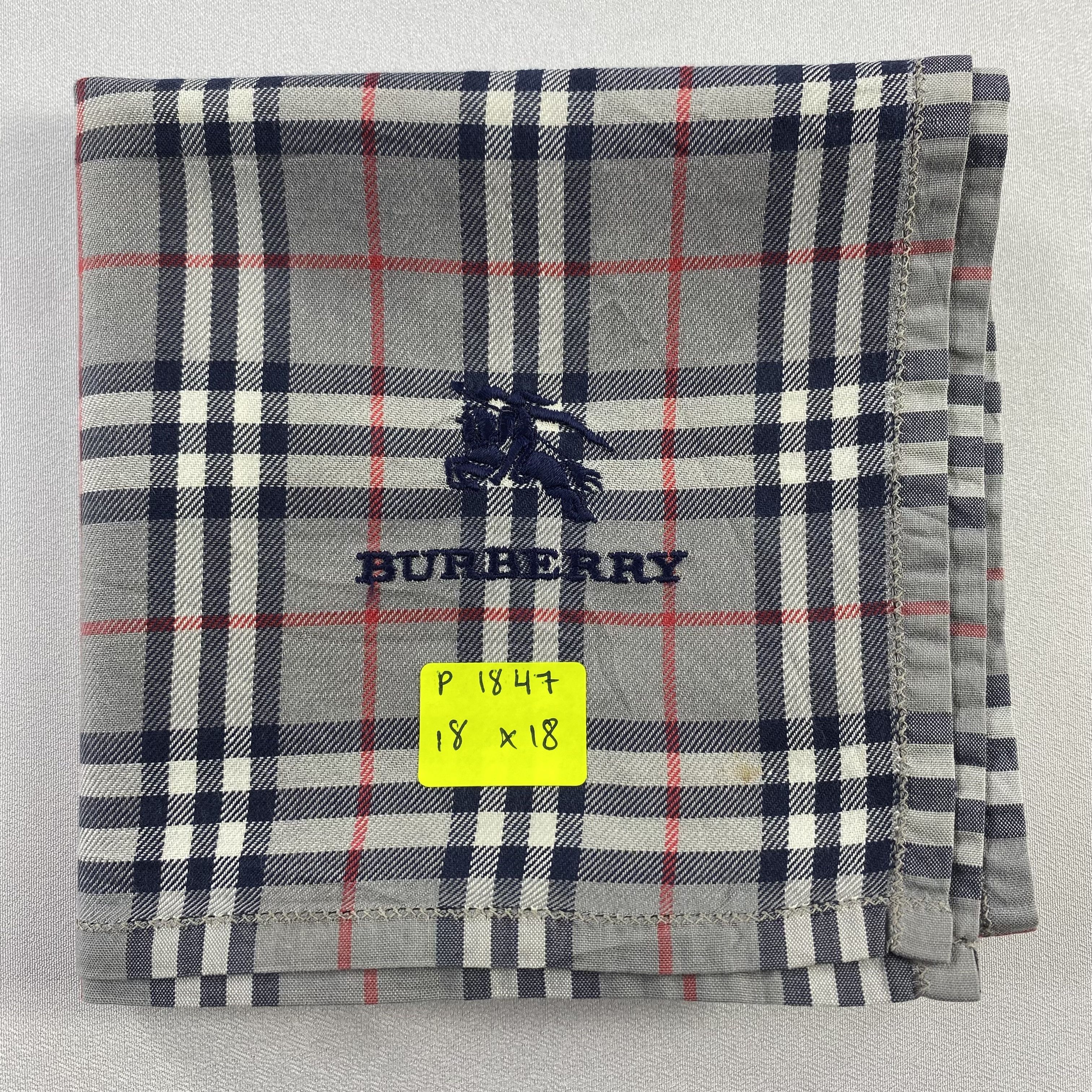 Burberry × Vintage Burberry Handkerchief / Neckerchief / Bandana-P1847 Size ONE SIZE - 5 Thumbnail