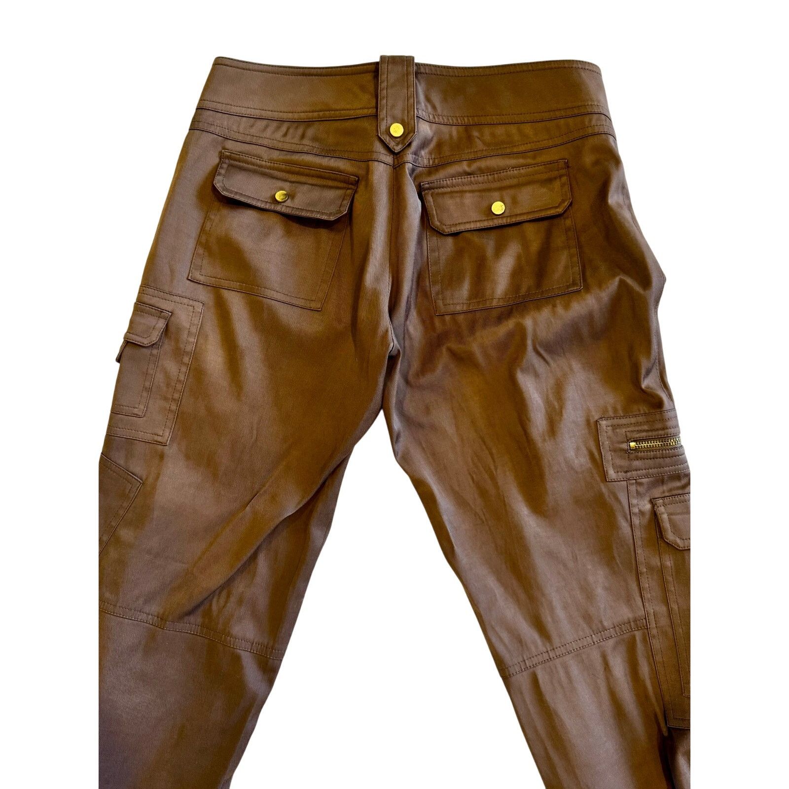 Other Cache Chocolate Brown Capri Pants – High Rise, Soft Fabric Size 30" / US 8 / IT 44 - 6 Thumbnail
