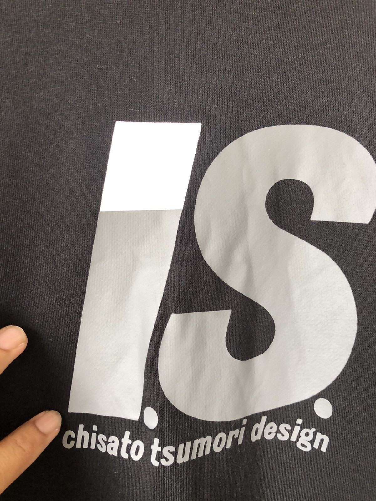 Issey Miyake Nice Piece❗️Issey Miyake Big Logo I.S Crewneck Sweatshirt Size US S / EU 44-46 / 1 - 2 Thumbnail