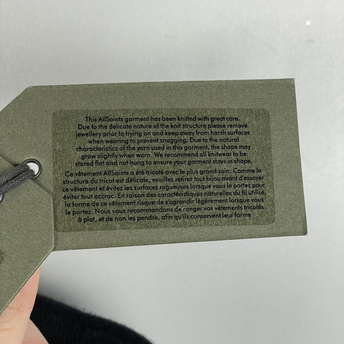 Allsaints × Designer × Japanese Brand Allsaint distressed sweatshirt 100% merino wool y2k sz L Size US L / EU 52-54 / 3 - 7 Thumbnail