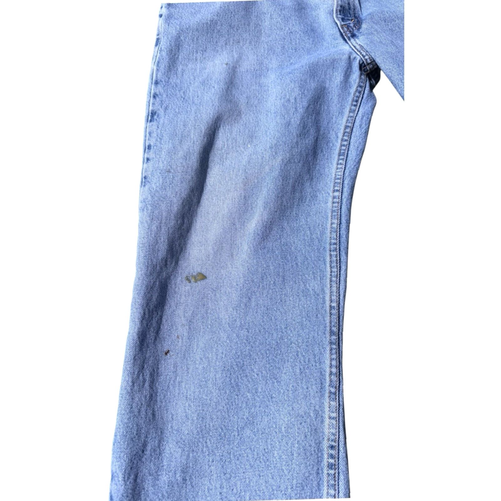 Levi's VINTAGE Levi's 505 Jeans 36x32 Light Wash Straight Blue Mens 90s RARE Size US 36 / EU 52 - 6 Thumbnail
