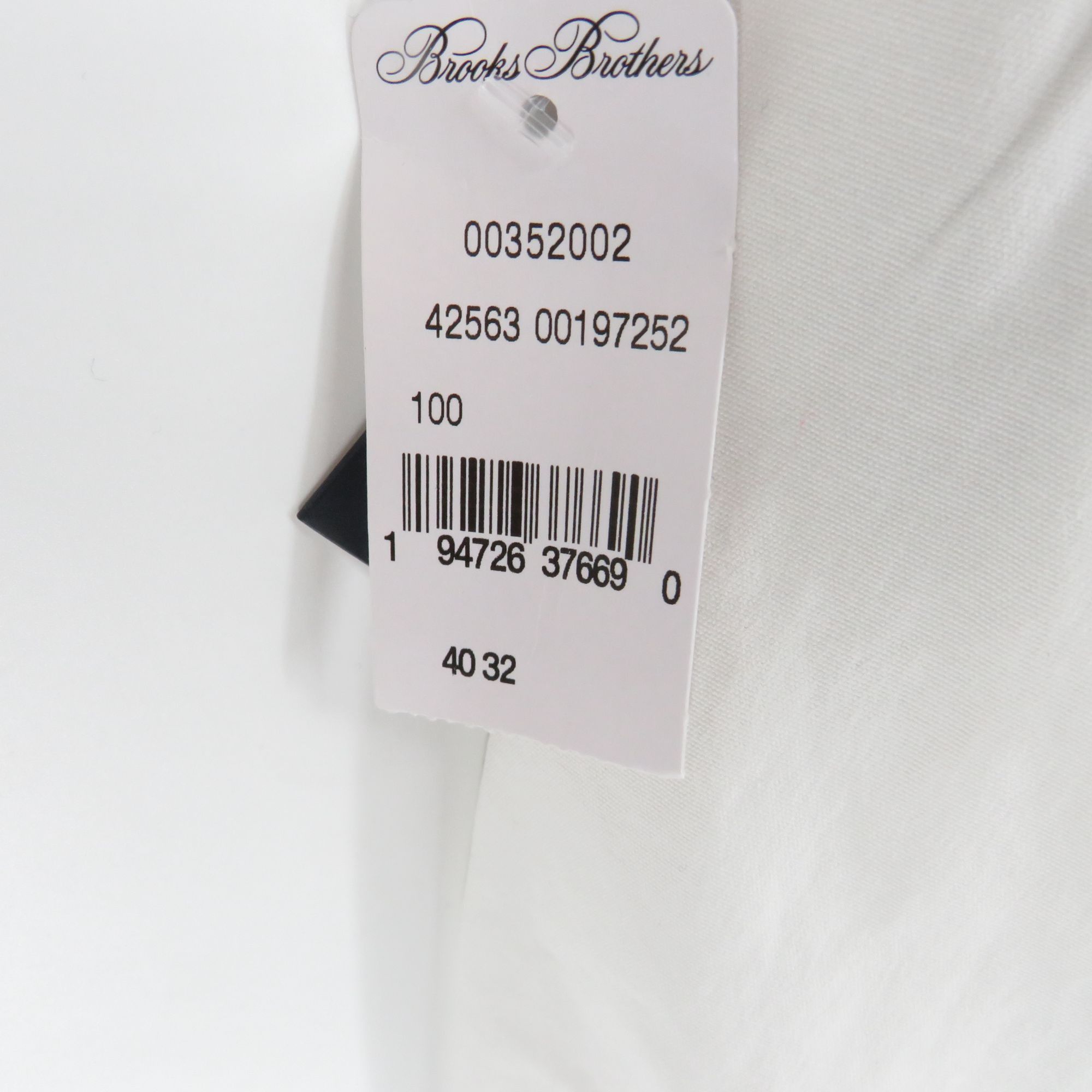 Brooks Brothers Brooks Brothers Milano Fit Mens White Chino Pants 40x32 Casu Size US 40 / EU 56 - 6 Thumbnail