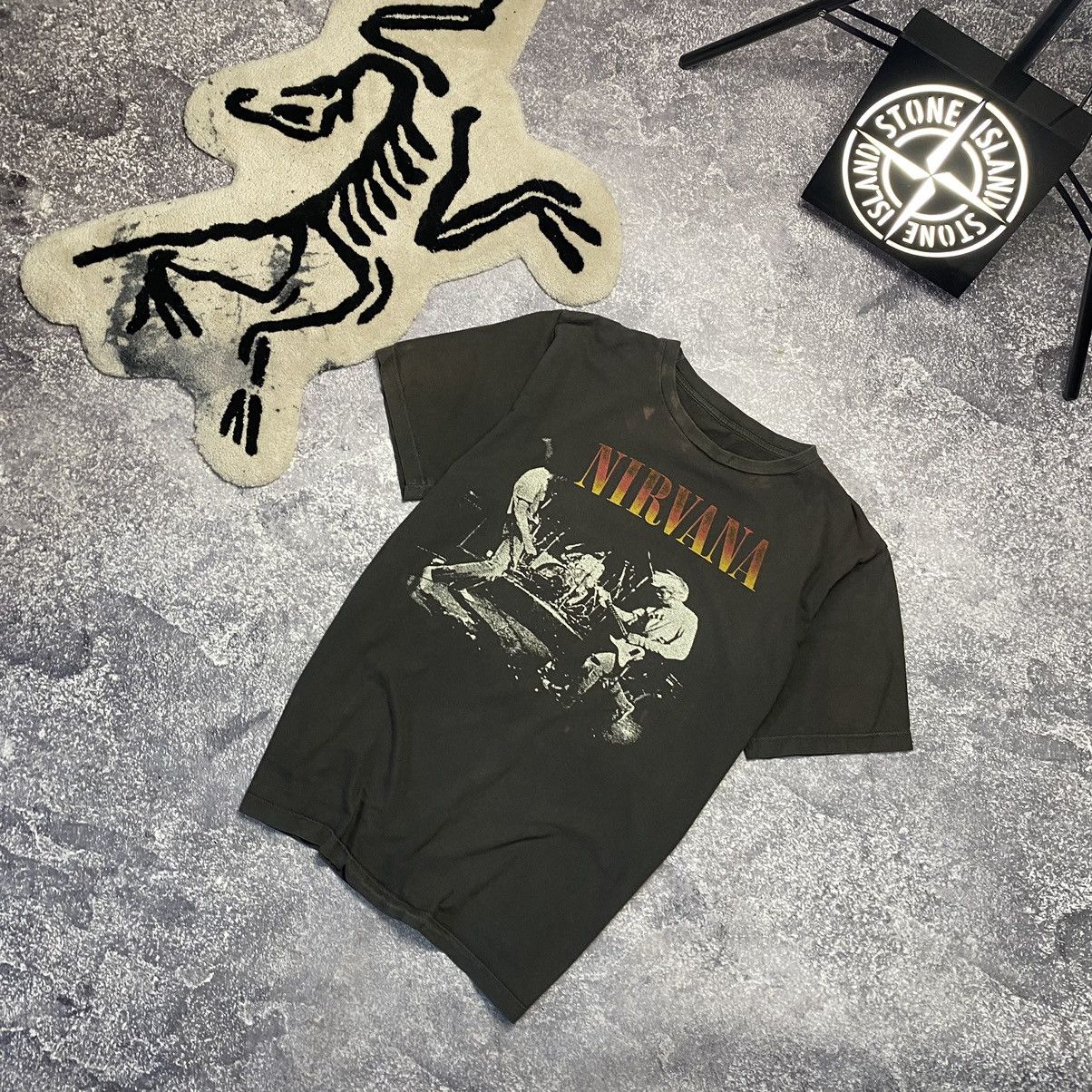 Band Tees × Vintage Vintage Nirvana Very Rare 90’s Bug Graphic logo tee Size US L / EU 52-54 / 3 - 2 Thumbnail
