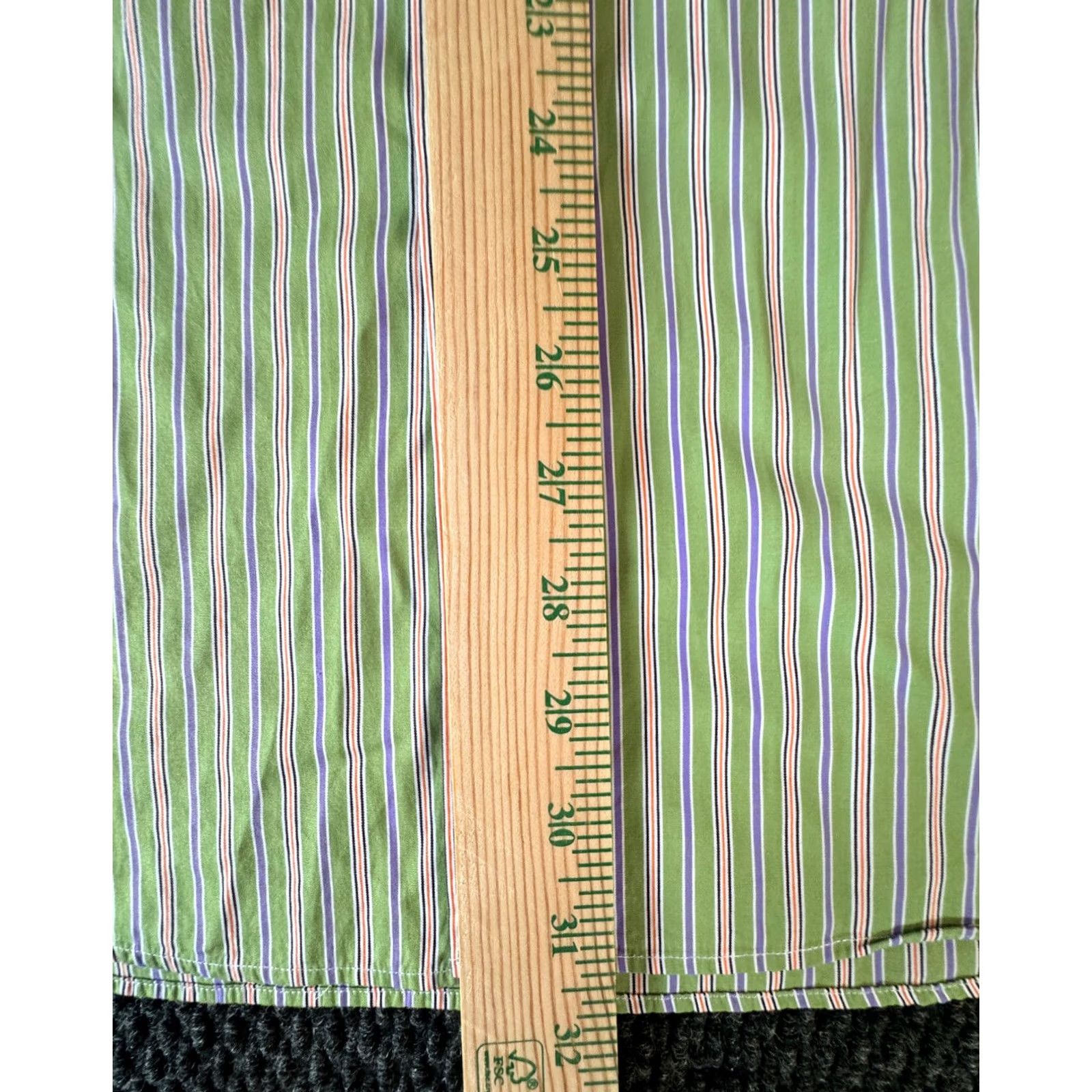 Ralph Lauren Ralph Lauren 120's Poplin Long Sleeve Button Down Men's XL Striped Shirt Cotton Size US XL / EU 56 / 4 - 5 Thumbnail