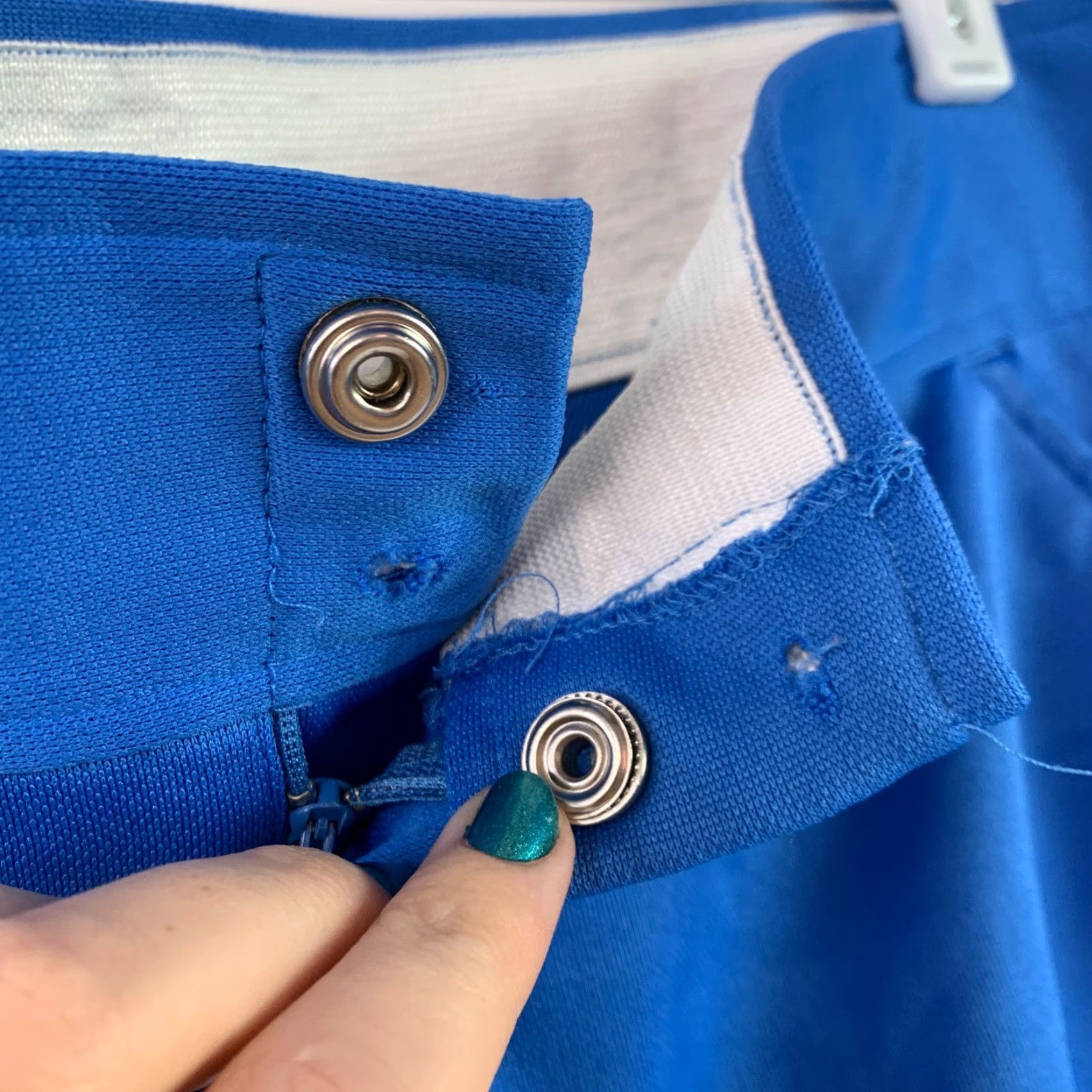 Vintage VINTAGE Youngbloods Blue Polyester Coaches Shorts Mens 40 Modern Chino Flat Front Athletic Shorts Mens Blue 40 Size US 40 / EU 56 - 2 Thumbnail