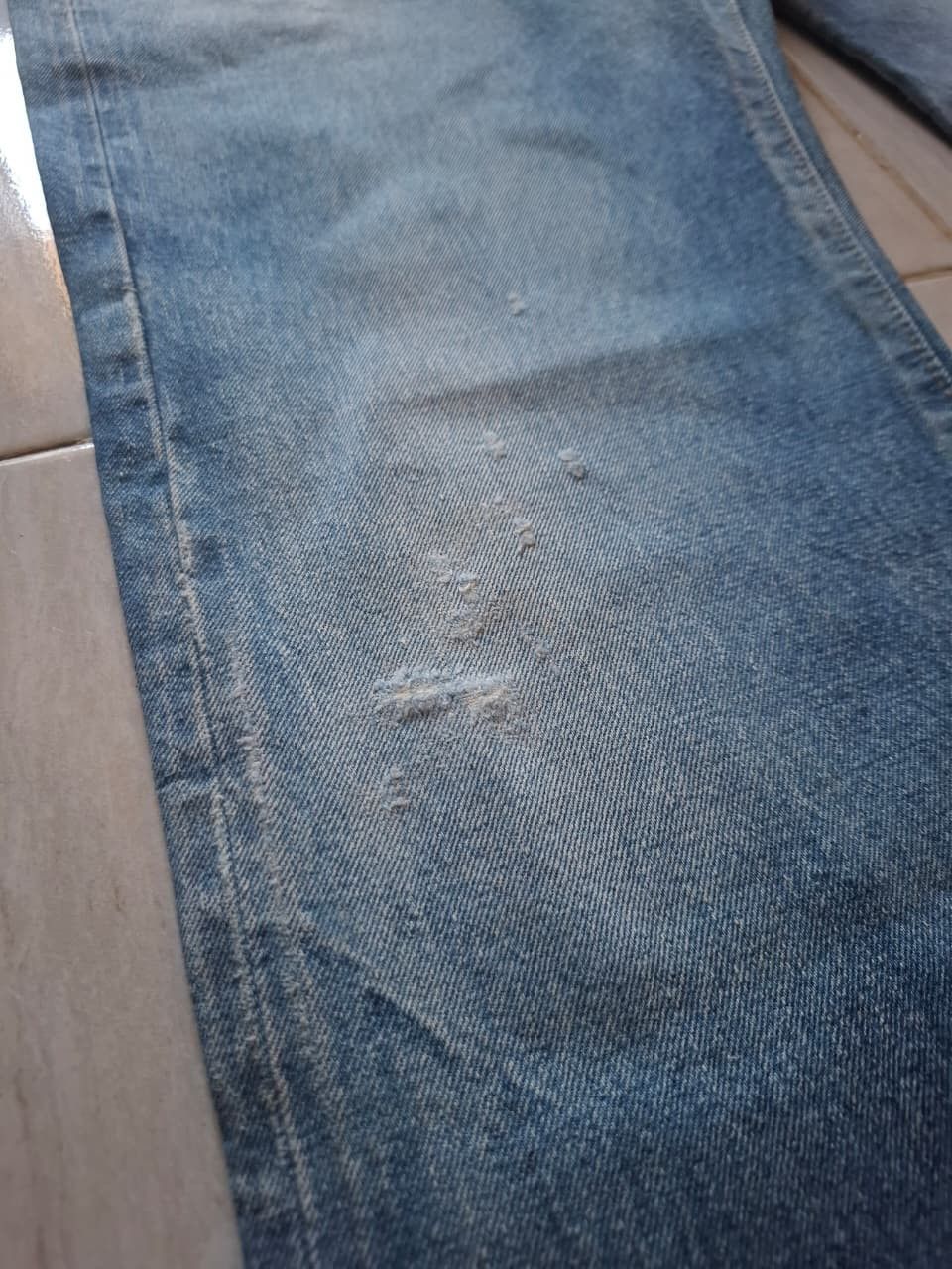 Chimala Vintage Chimala selvedge blue washed denim Size US 29 - 6 Thumbnail