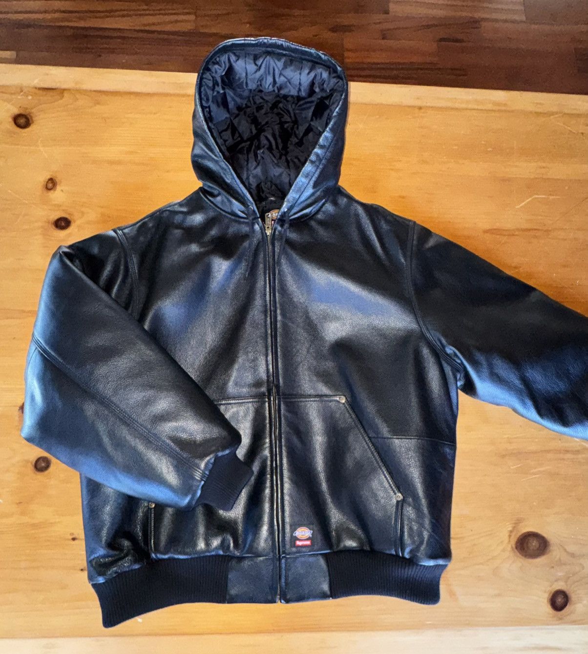 Supreme × Vanson Leathers Supreme Vanson Leathers Hooded Work