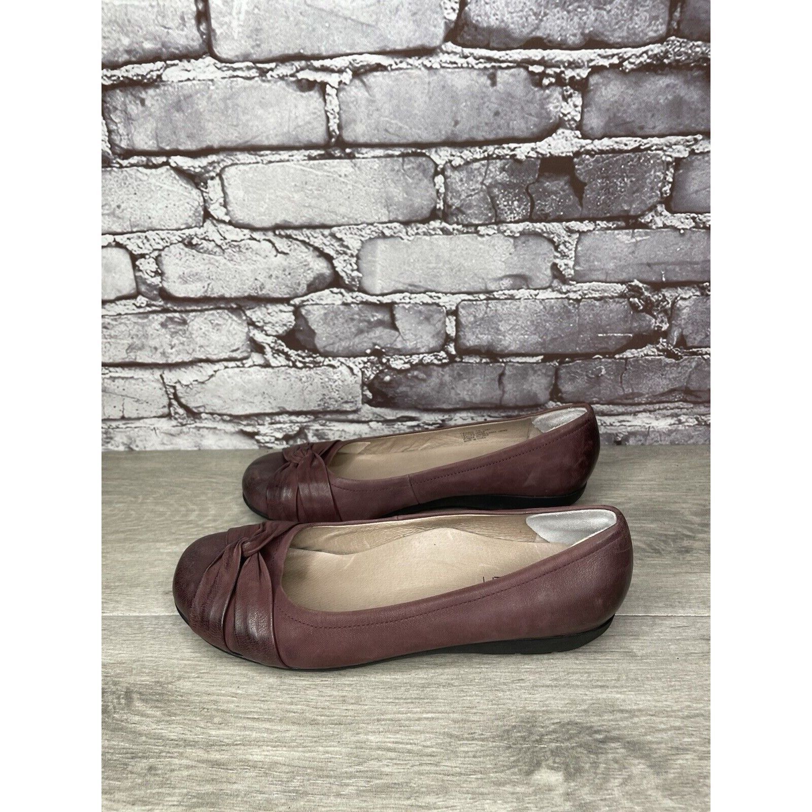 Other Abeo BIO System Terrie Slip On Shoes Sz 8N Purple Knotted Le Size US 8 / IT 38 - 3 Thumbnail