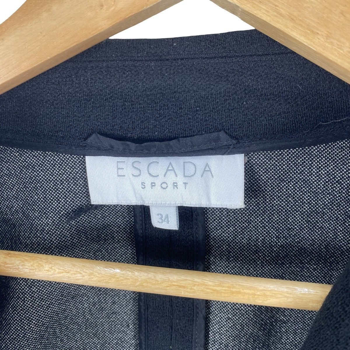 Escada ESCADA SPORT Cropped Blazer Jacket Minimal Tailored Formal Size XS / US 0-2 / IT 36-38 - 8 Thumbnail