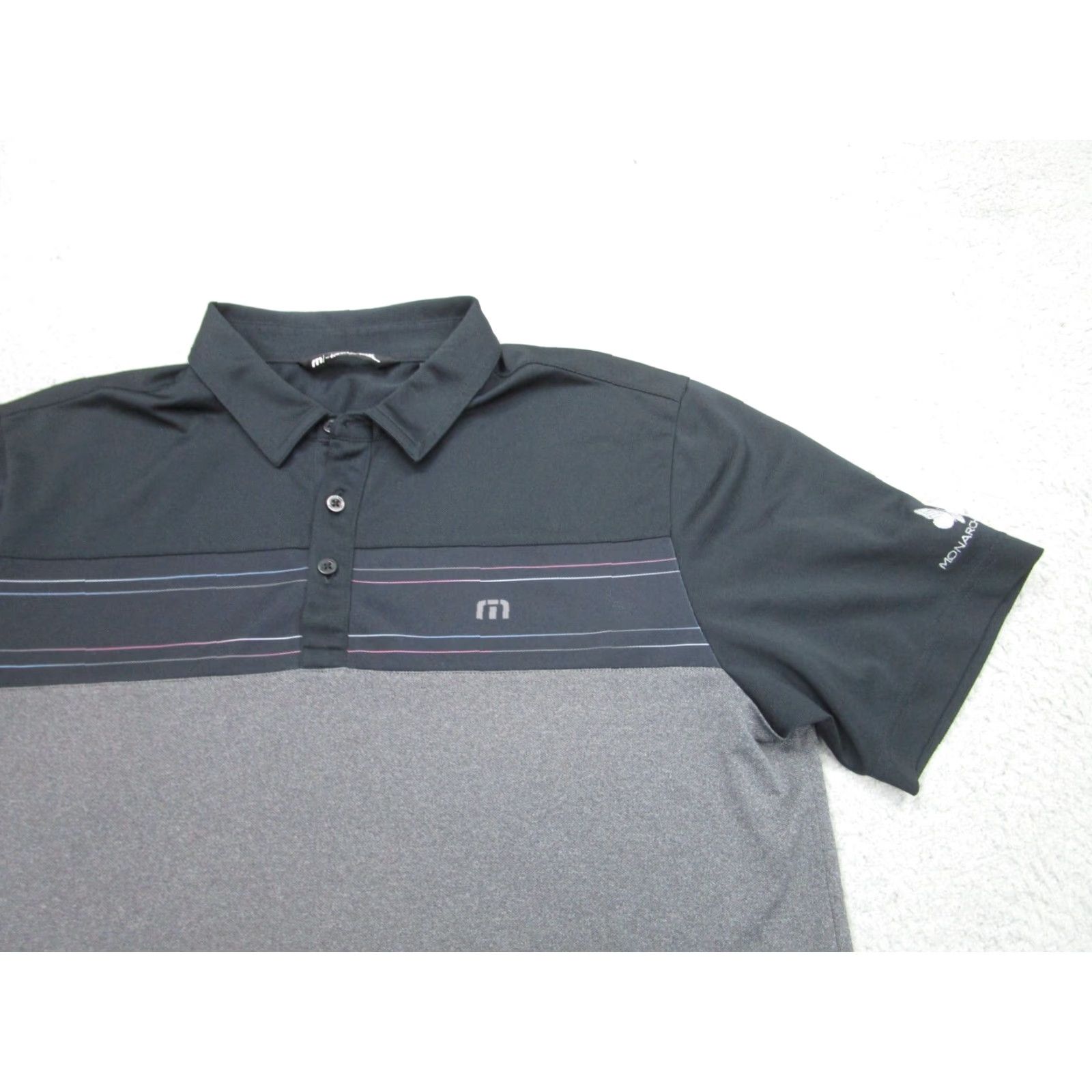 TravisMathew Travis Mathew Shirt Mens L Gray Black Polo Golf Monarch Beach Country Club Shirt Mens L Gray Black Polo Golf Monarch Beach Country Club Size US L / EU 52-54 / 3 - 3 Thumbnail