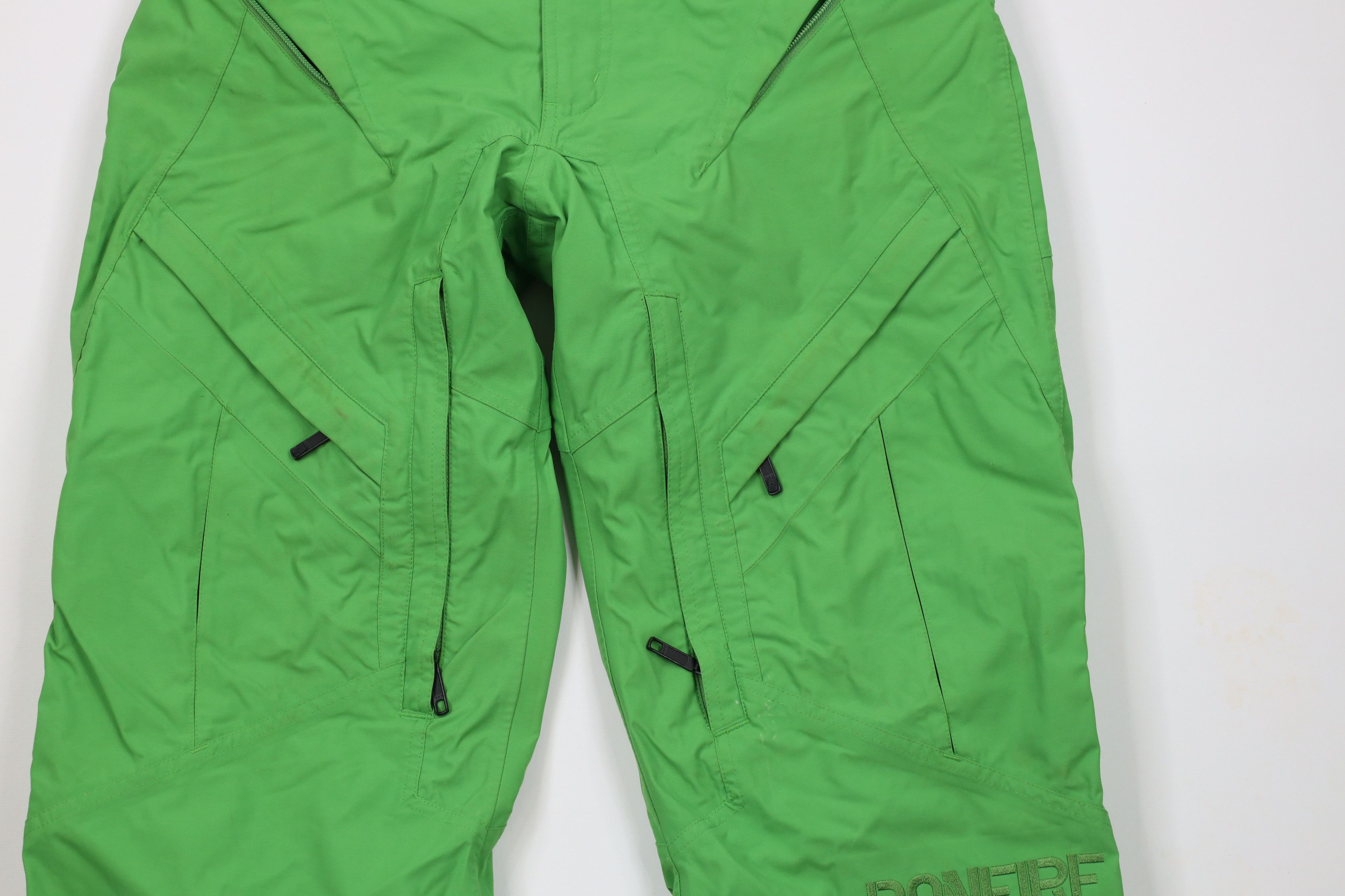 Vintage Bonfire Snowboarding Classic Fit Fusion Snow Pants Green Size US 32 / EU 48 - 3 Thumbnail